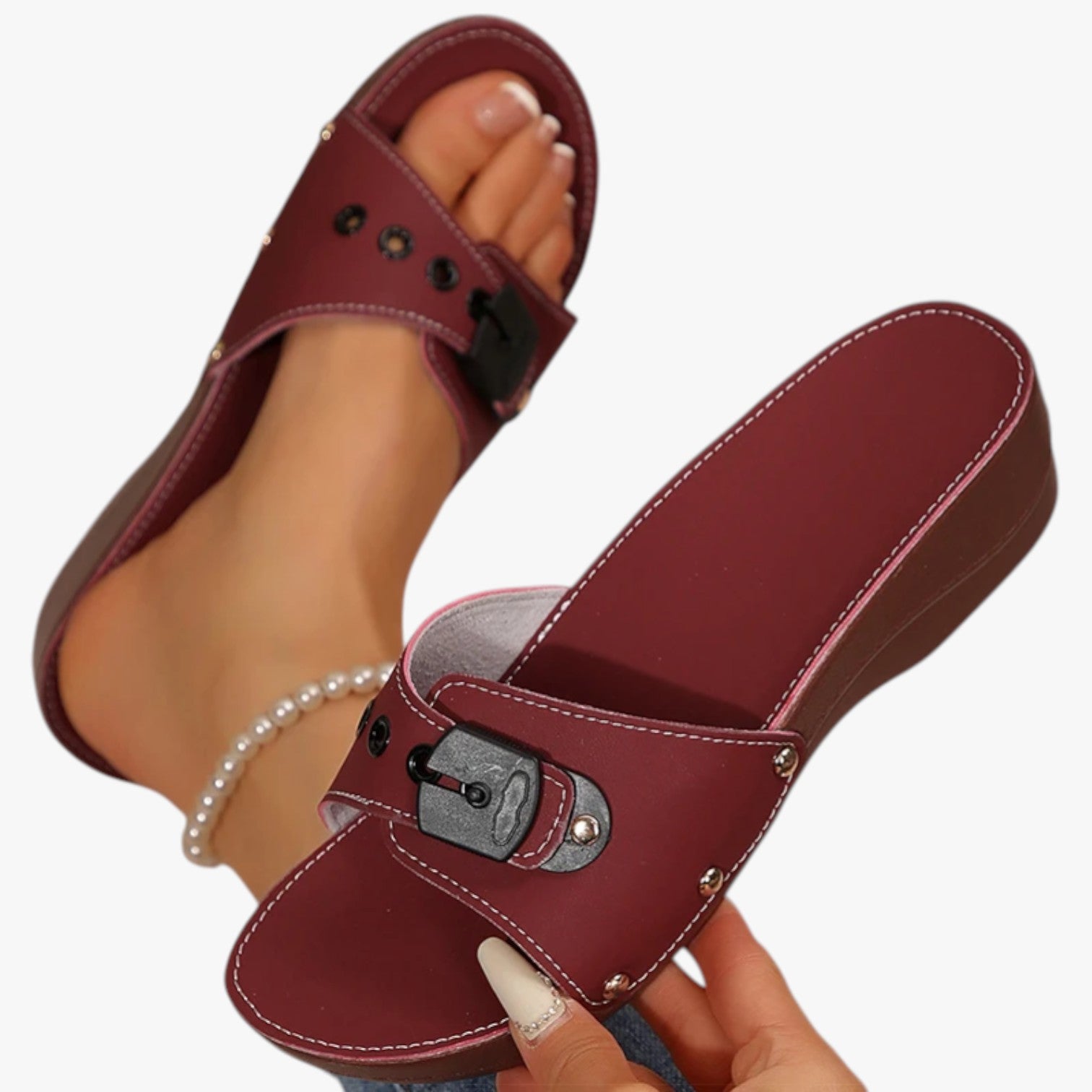 Cassandra | Eleganza estiva e comfort morbido ad ogni passo - - breathable sandals casual sandals easy wear sandals fashion sandals women sandals - Concept Palermo