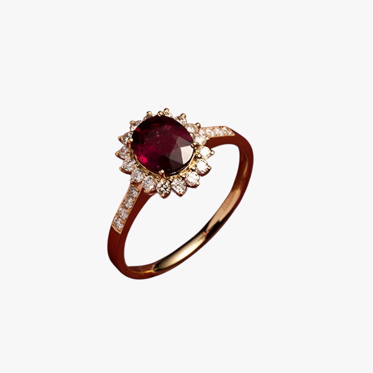 Janet | Anello vintage con flair reale e scintillante aspetto di rubino - oro - Rings womens ring - Concept Palermo