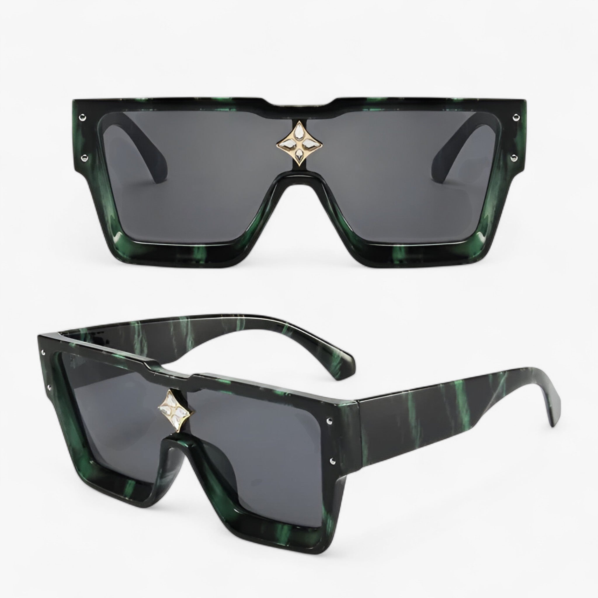 Vittorio | Occhiali da sole quadrati unisex con protezione UV400 - C2 - Fashion Sunglasses mens sunglasses Sunglasses sunglasses polarized men - Concept Palermo
