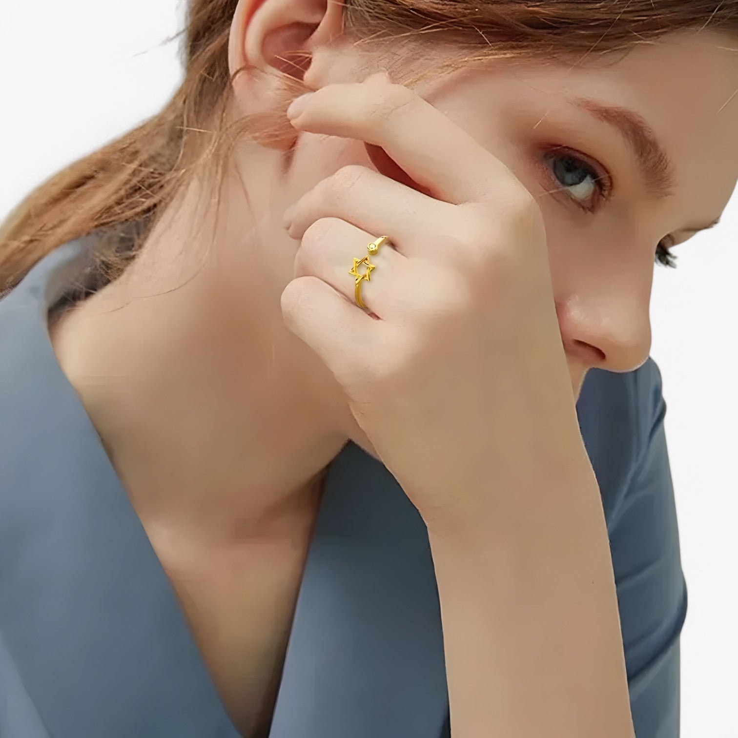 Brisa | Elegante anello in zircone ster - Regolabile e bellezza senza tempo - - Accessories Jewelry Rings womens ring - Concept Palermo