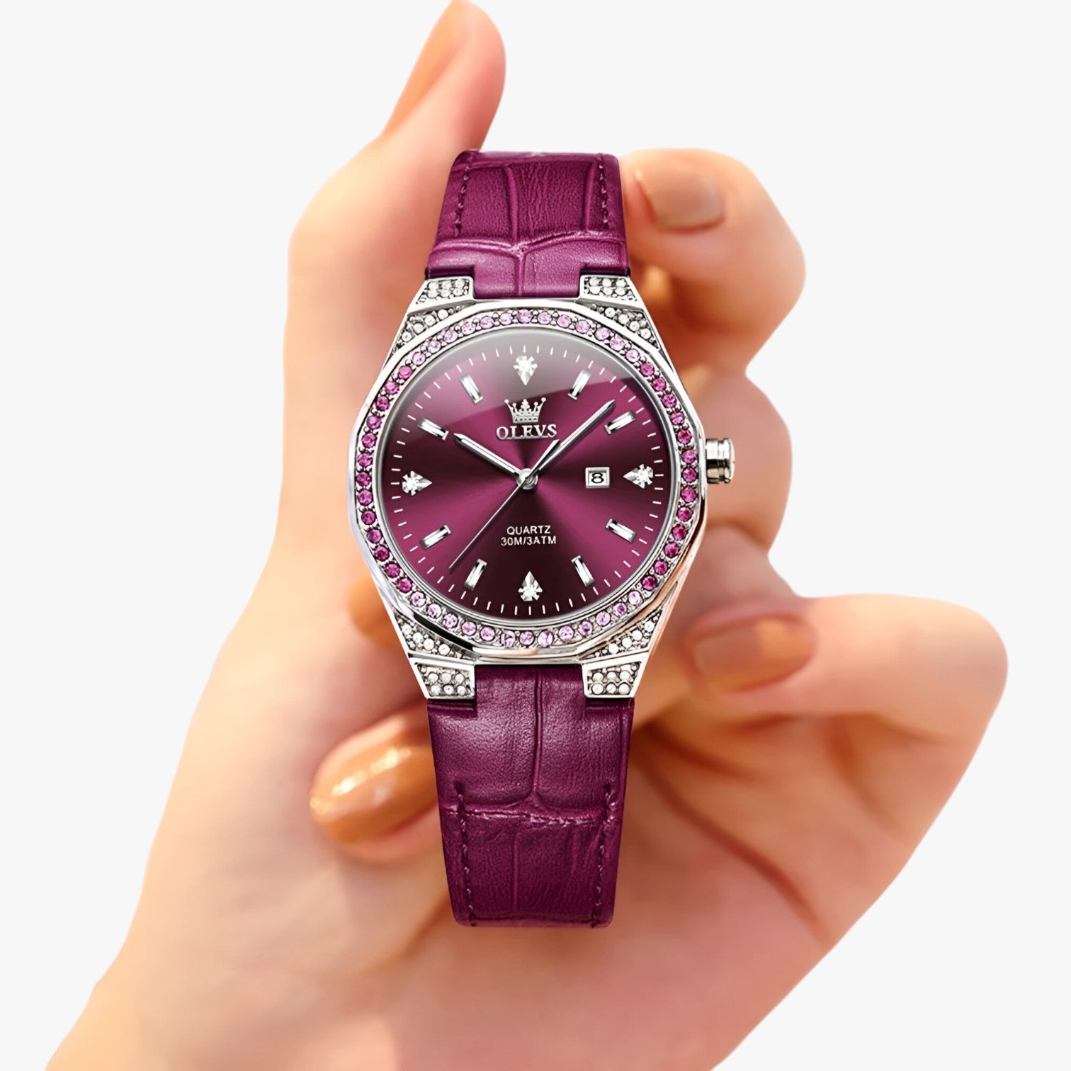 Autumn | Elegante orologio impermeabile con cinturino in pelle - - female watch ladies watch watch watch for women watches - Concept Palermo