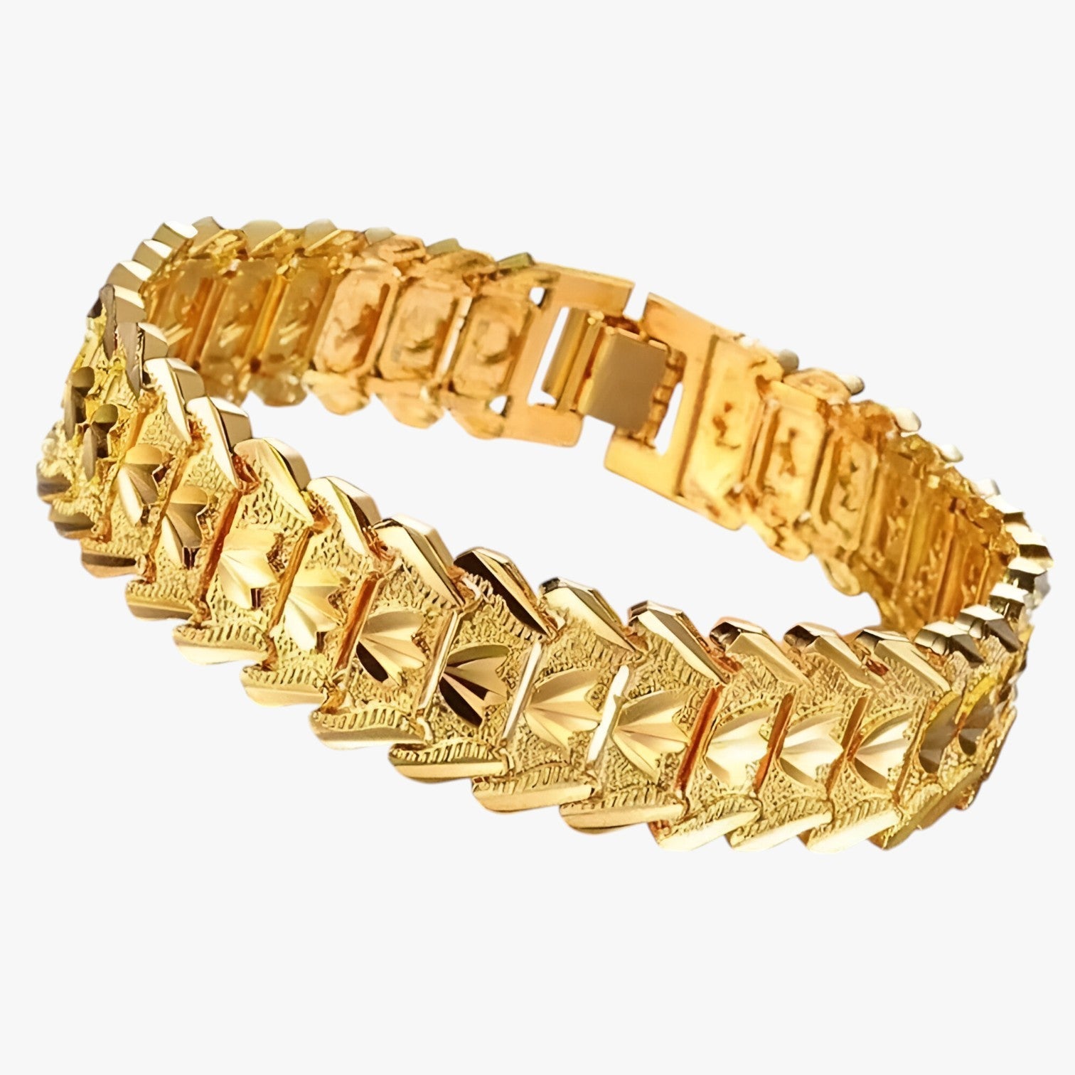 Jedrick | Stile dichiarativo con brillantezza 24K – Bracciale retro durevole per uomini - - BRACELET mens accessory mens bracelet - Concept Palermo