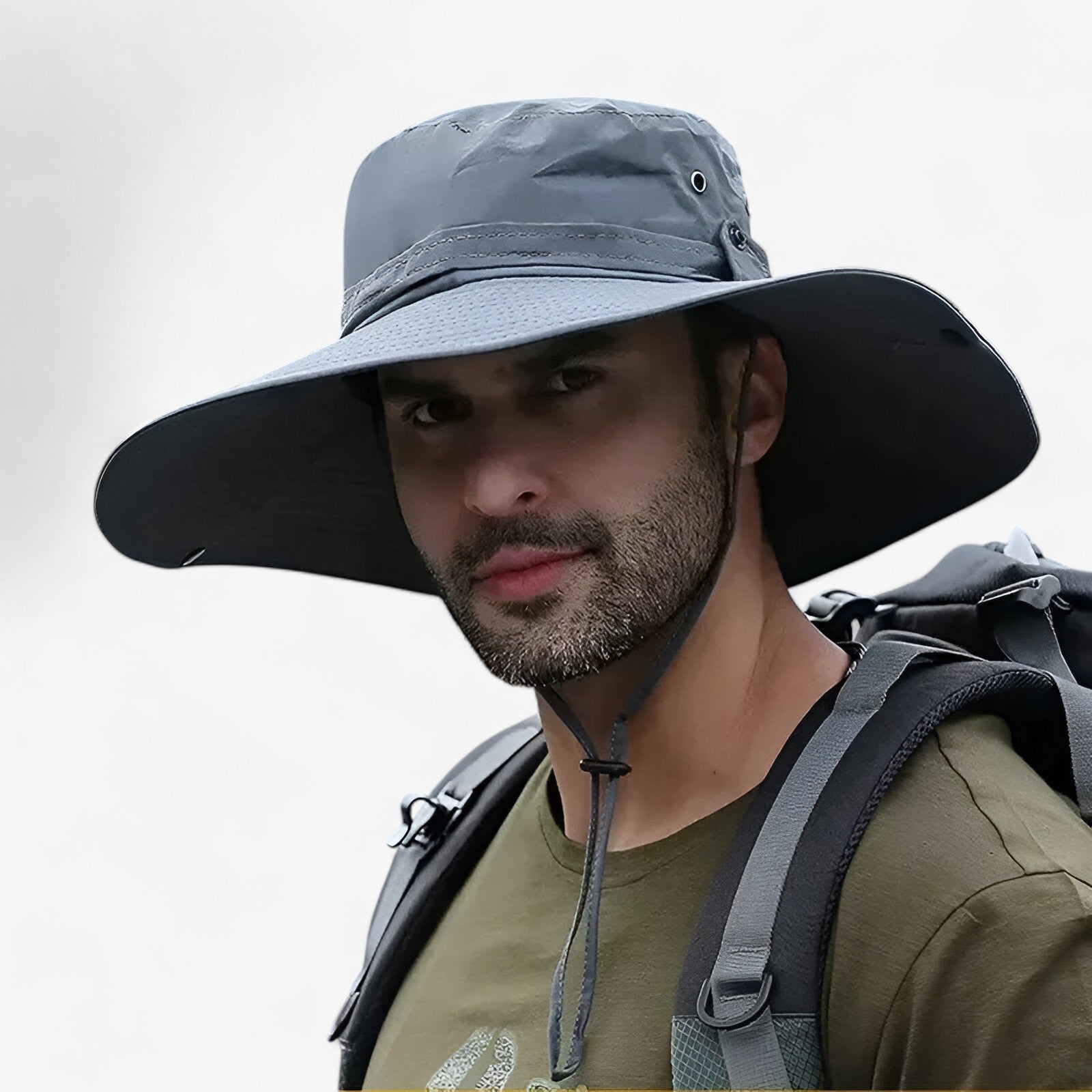 Zeno | Cappello da esterno con protezione UV - Grigio 58-60cm - Gift hat Mens fashion - Concept Palermo