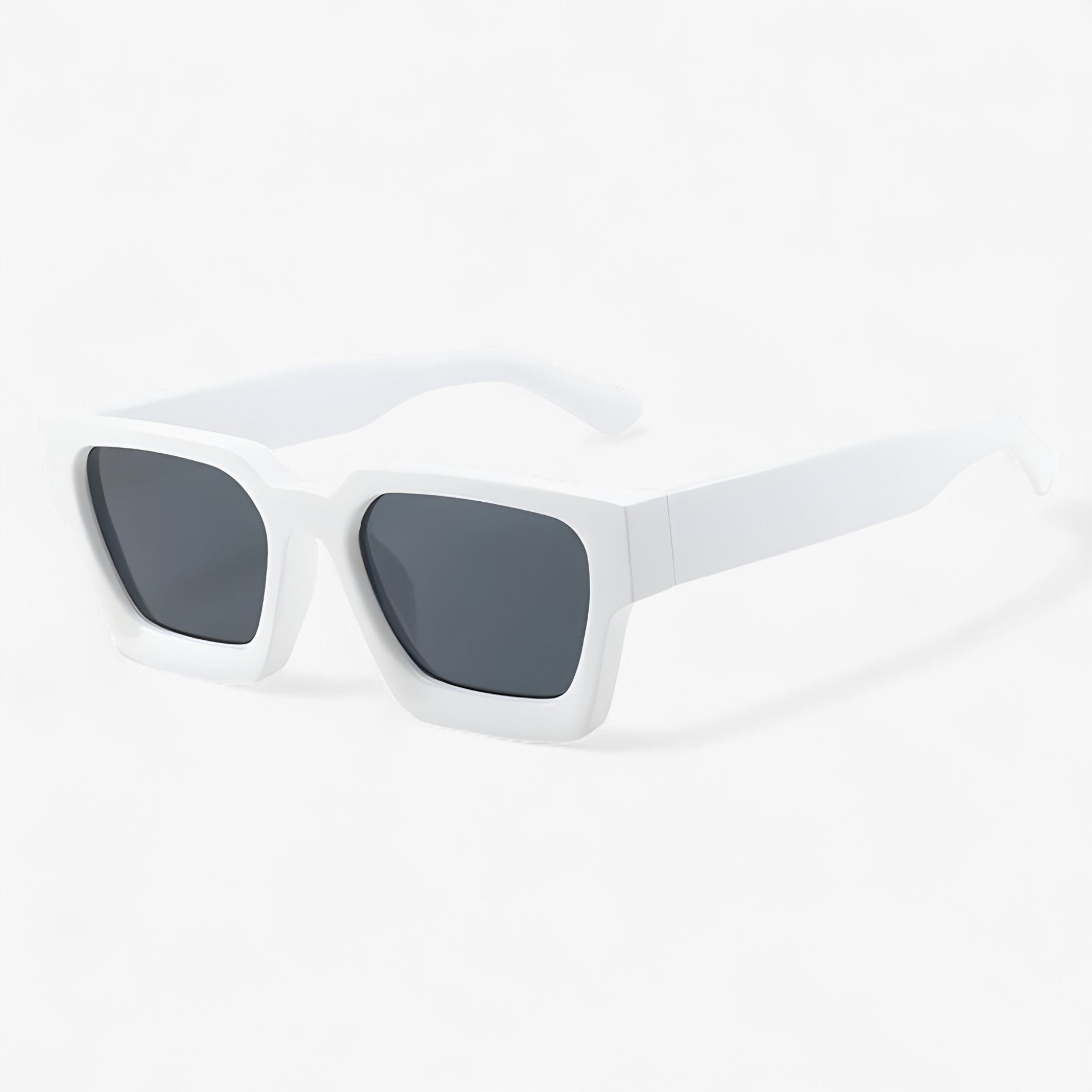 Otis | Occhiali da sole quadrati retrò da uomo - Bianco Grigio - Fashion Sunglasses men sunglasses polarized mens sunglasses Polarized man sunglasses Sunglasses sunglasses polarized men - Concept Palermo