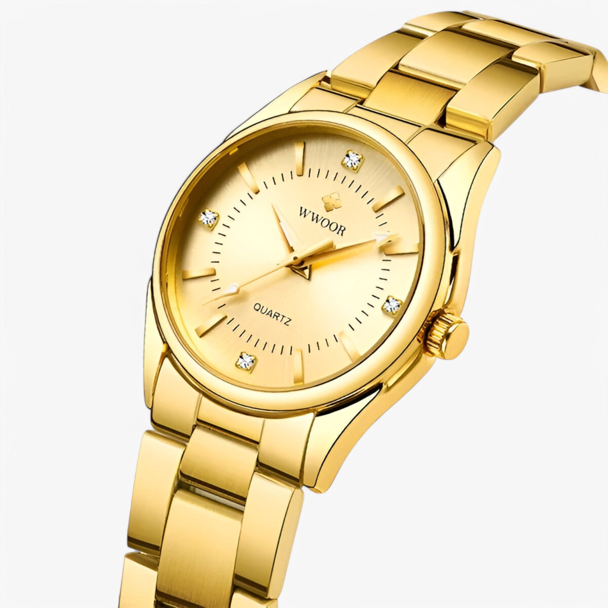 Anna | Orologi da donna classici di lusso in acciaio inossidabile con quadrante delicato - oro oro - watch for women - Concept Palermo