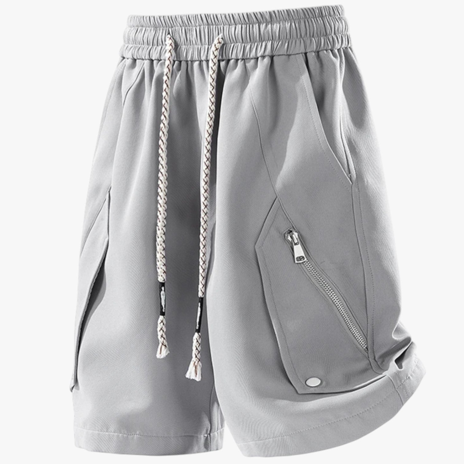 Ethan | Maxi Comfort - Pantaloncini da uomo leggeri e comodi per l'estate - GRIGIO - Herren Shorts komfortable Shorts shorts for men Summer shorts - Concept Palermo