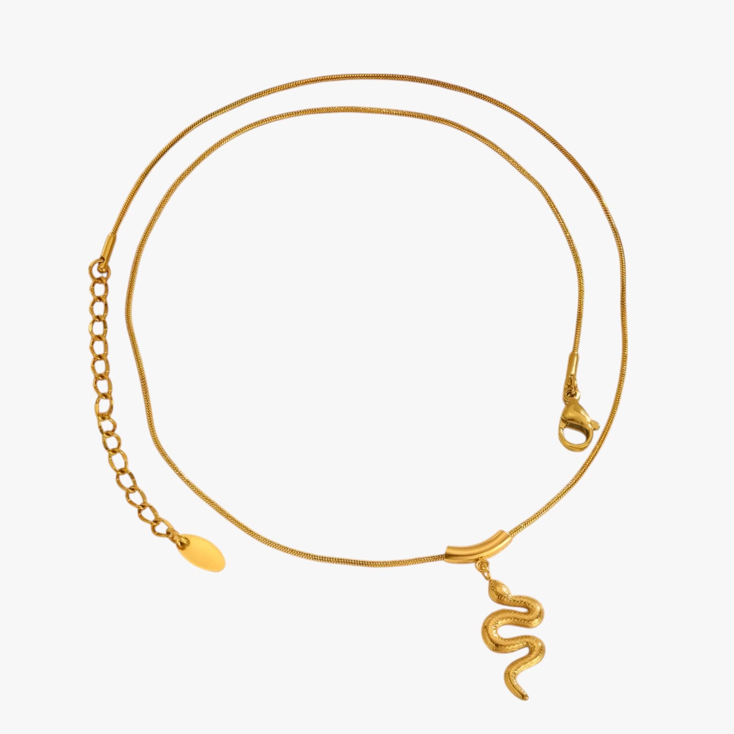 Zuri | Collana serpente dorata vintage - - elegant womens necklaces necklace NECKLACES Necklaces for Women - Concept Palermo