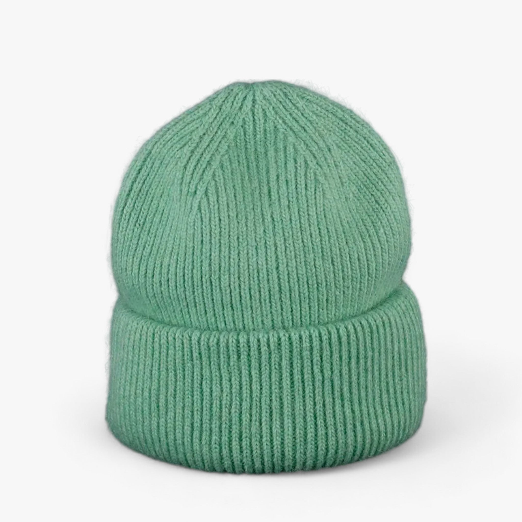 Elle | Cappello invernale: calore lussuoso con vera pelliccia di coniglio - Verde come una mela 54cm-60cm - bucket hats hat Sun Hats - Concept Palermo