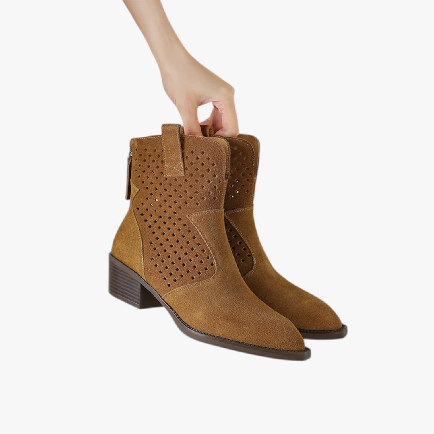 Alison | Stivaletti Chelsea da donna - Comodi, eleganti e in pelle scamosciata - - Boots & Shoes Leather Boots womens boots - Concept Palermo