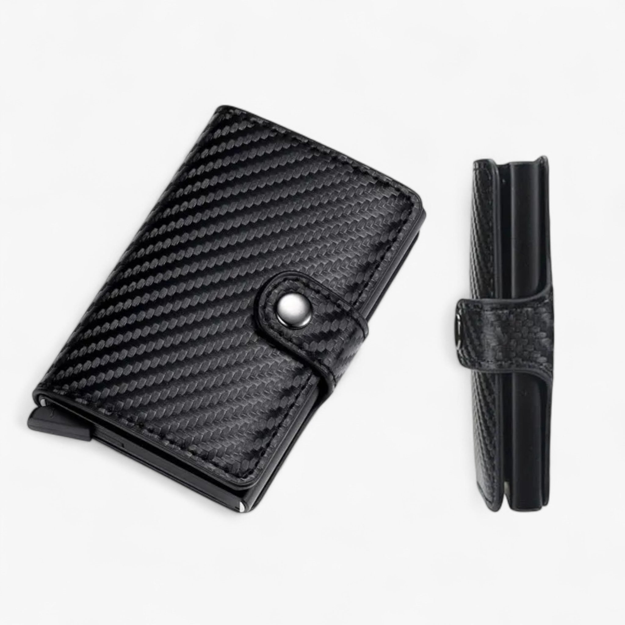 Portafoglio RFID Romeo™ - protezione di tutte le tue carte dal furto! - Fibra di carbonio nera - ID wallet wallet - Concept Palermo