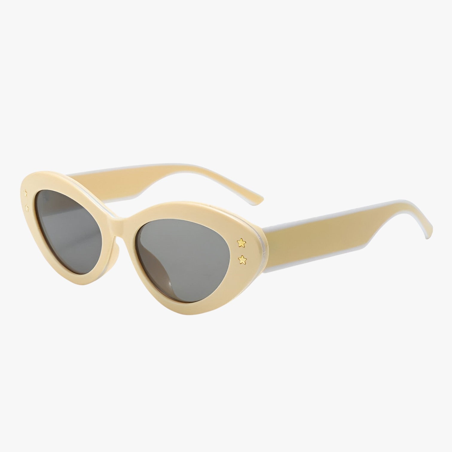 Selah | Occhiali da sole retro eleganti con protezione UV400 - Beige - Cat Eye Sunglasses Fashion Sunglasses polarized sunglasses women Sunglasses - Concept Palermo
