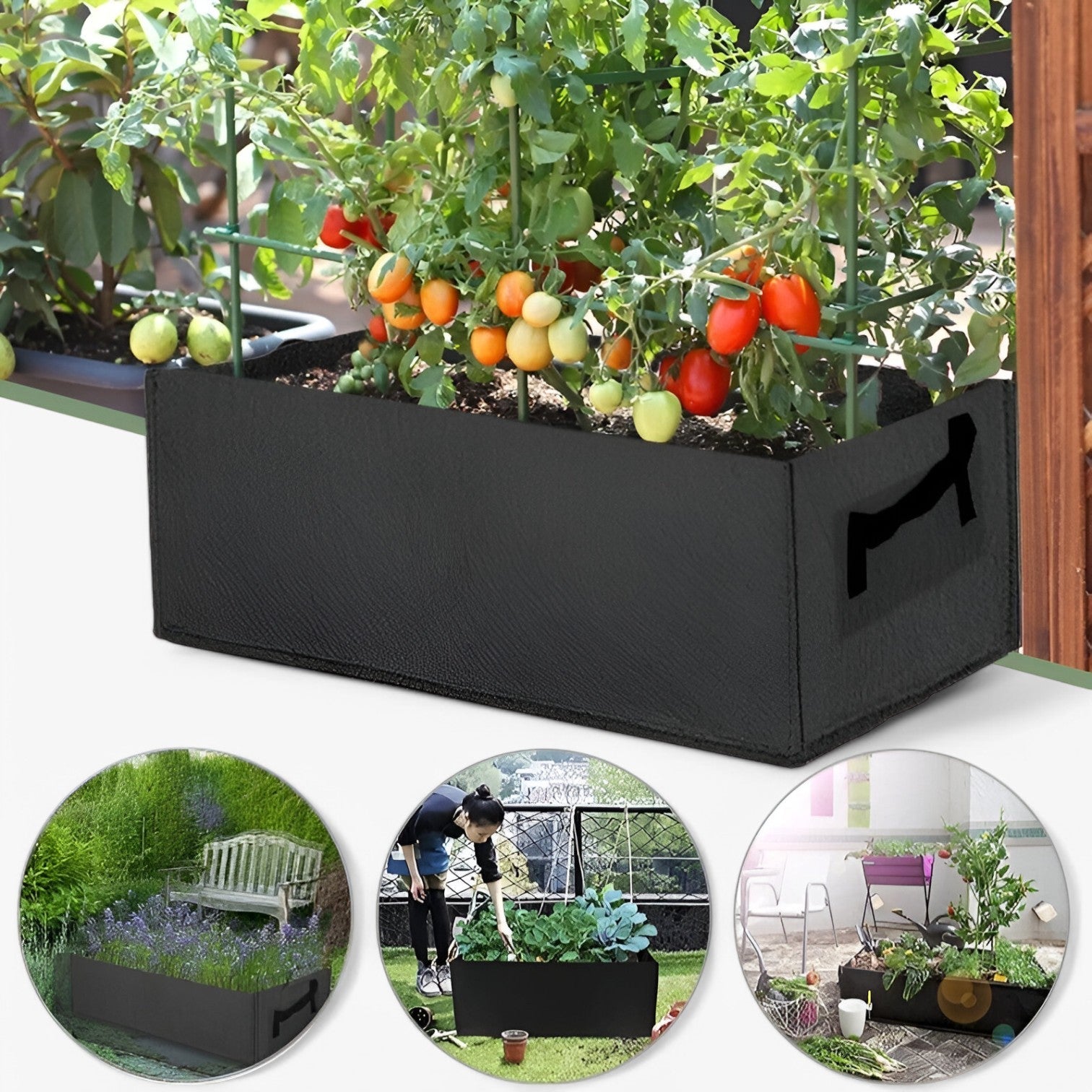 Robyn | Sacchetto per la Crescita da Gallone – Spazio-risparmiatore, durevole e sana crescita delle piante - - Garden Garden supplies Home & Garden - Concept Palermo
