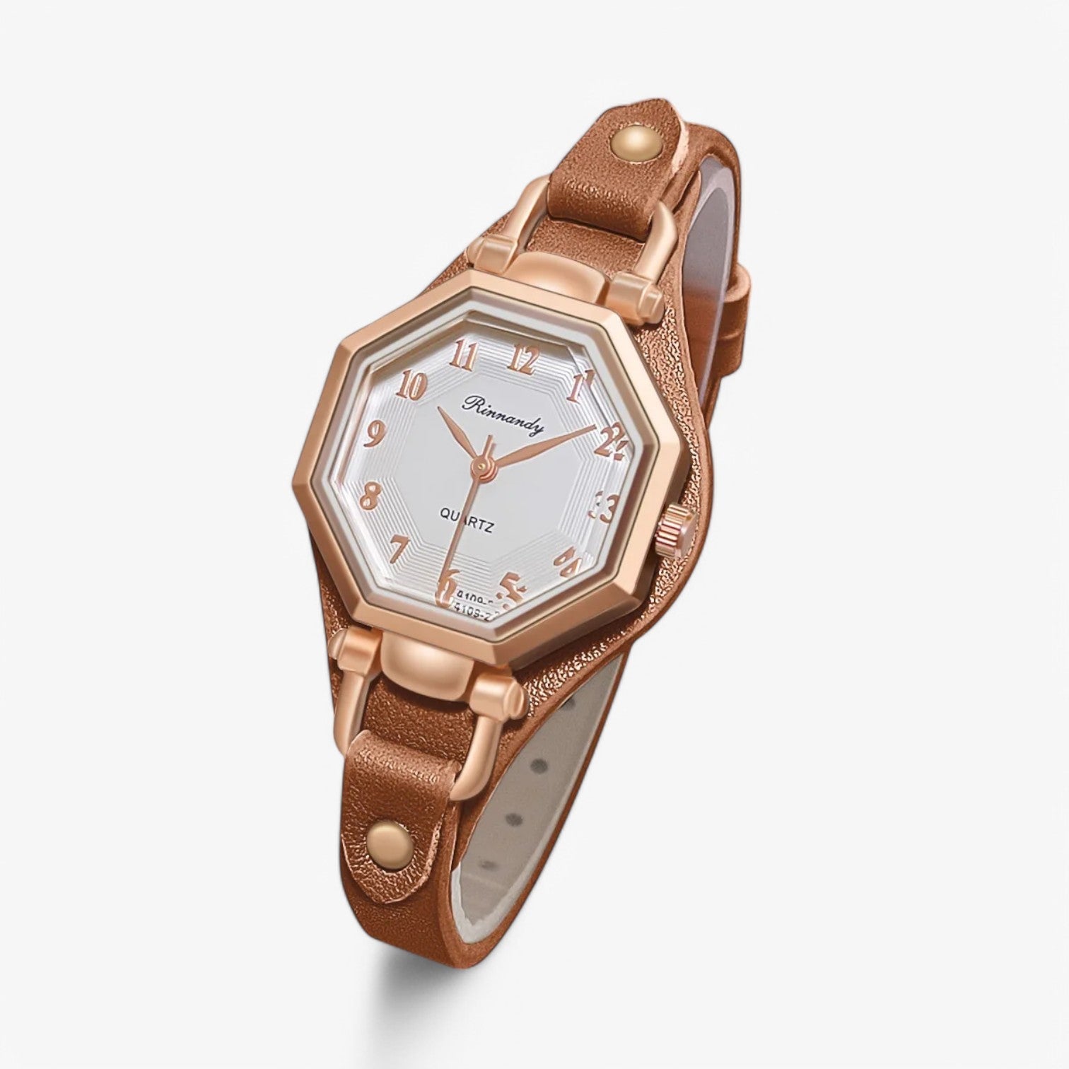 Asha | Orologio in Quarzo Elegante – Stile Senza Tempo per Ogni Occasione - Marrone - ladies watch watch watch for women wrist watches for women - Concept Palermo