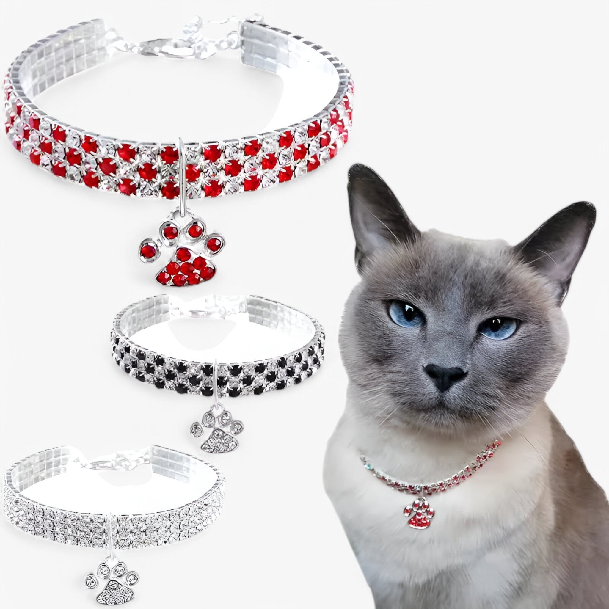 Luna | Collana di cristallo di lusso con pendant in diamante - - - Concept Palermo