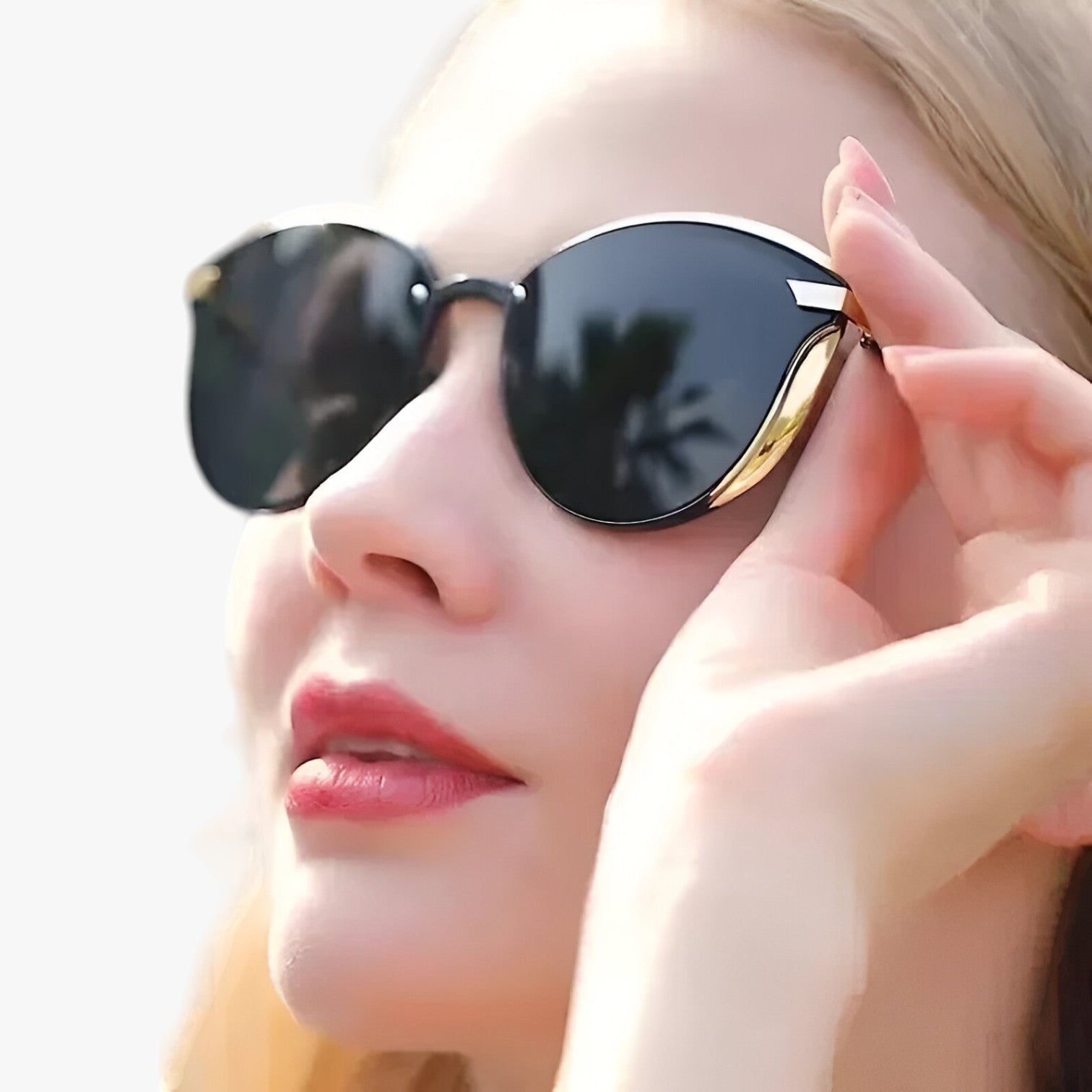 Adelina | Occhiali da sole tondi polarizzati – elegante protezione UV per donne - - Fashion Sunglasses polarized sunglasses women Sunglasses - Concept Palermo