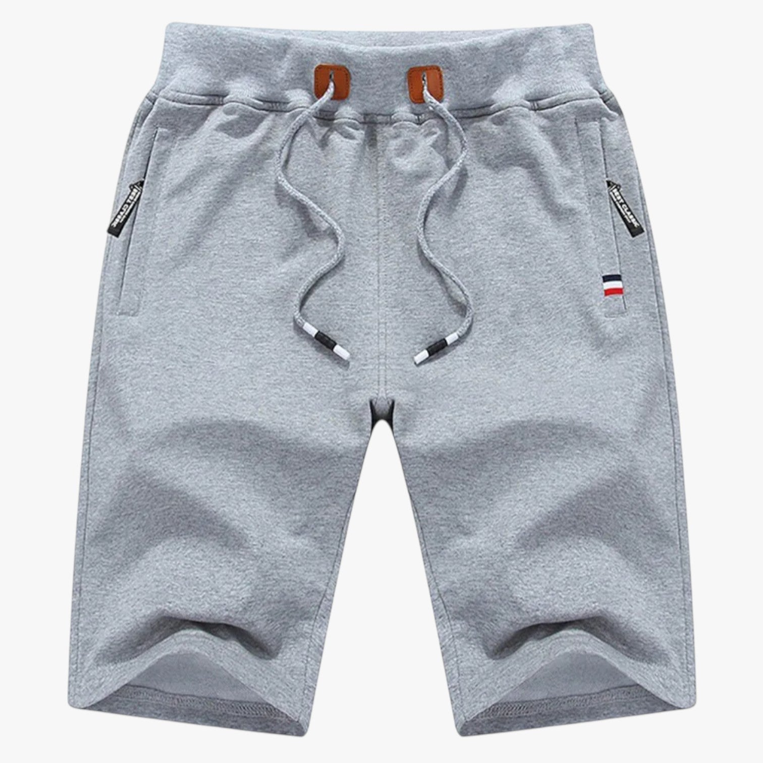 Edmund | Pantaloncini estivi slim-fit da uomo: stile casual e comfort da spiaggia - Grigio chiaro - Herren Shorts komfortable Shorts shorts for men Summer shorts - Concept Palermo