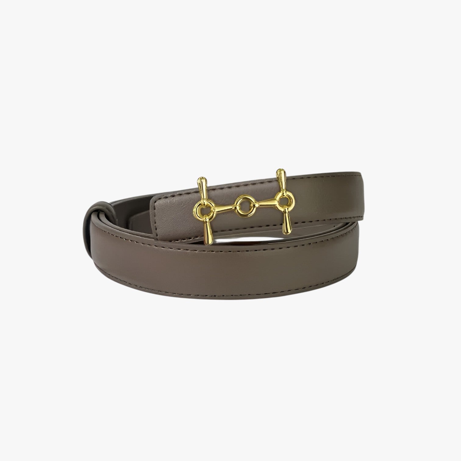 Wrenley | Cintura in pelle elegante – design senza tempo e vestibilità perfetta - grigio 110cm - belts waist belt for women Womens belt - Concept Palermo