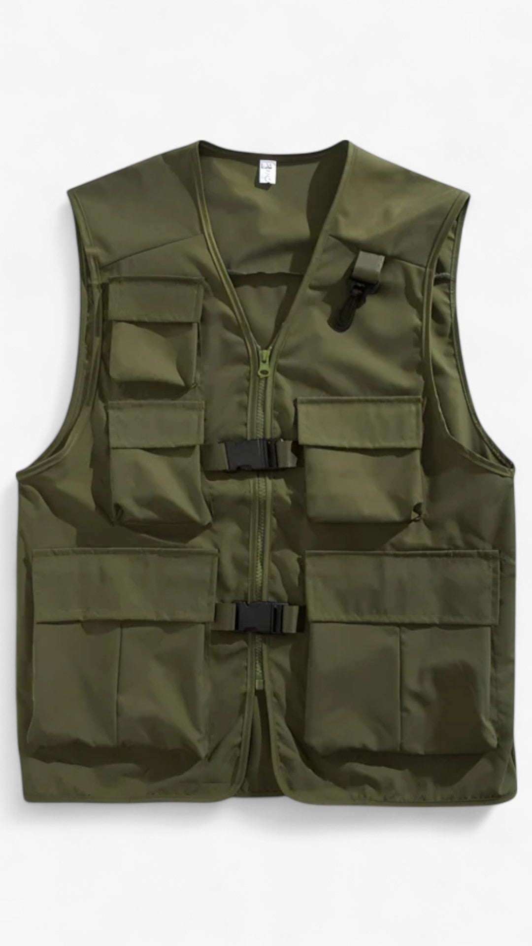 Fiadh | Gilet impermeabile per campeggio e pesca - fleece verde braccio - camping vest fishing vest vests - Concept Palermo