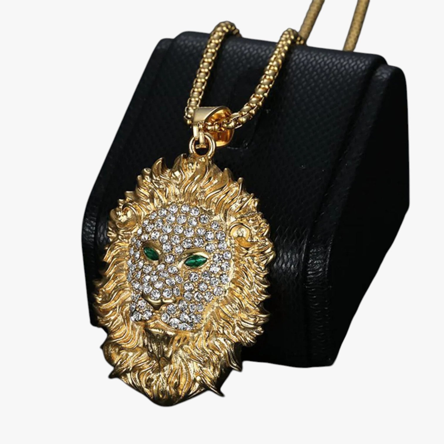 Azriel | Dominio e Stile in Ogni Dettaglio Il Leone Bling per l'Uomo che Comanda - - Fashion Necklaces necklace necklace for men NECKLACES - Concept Palermo