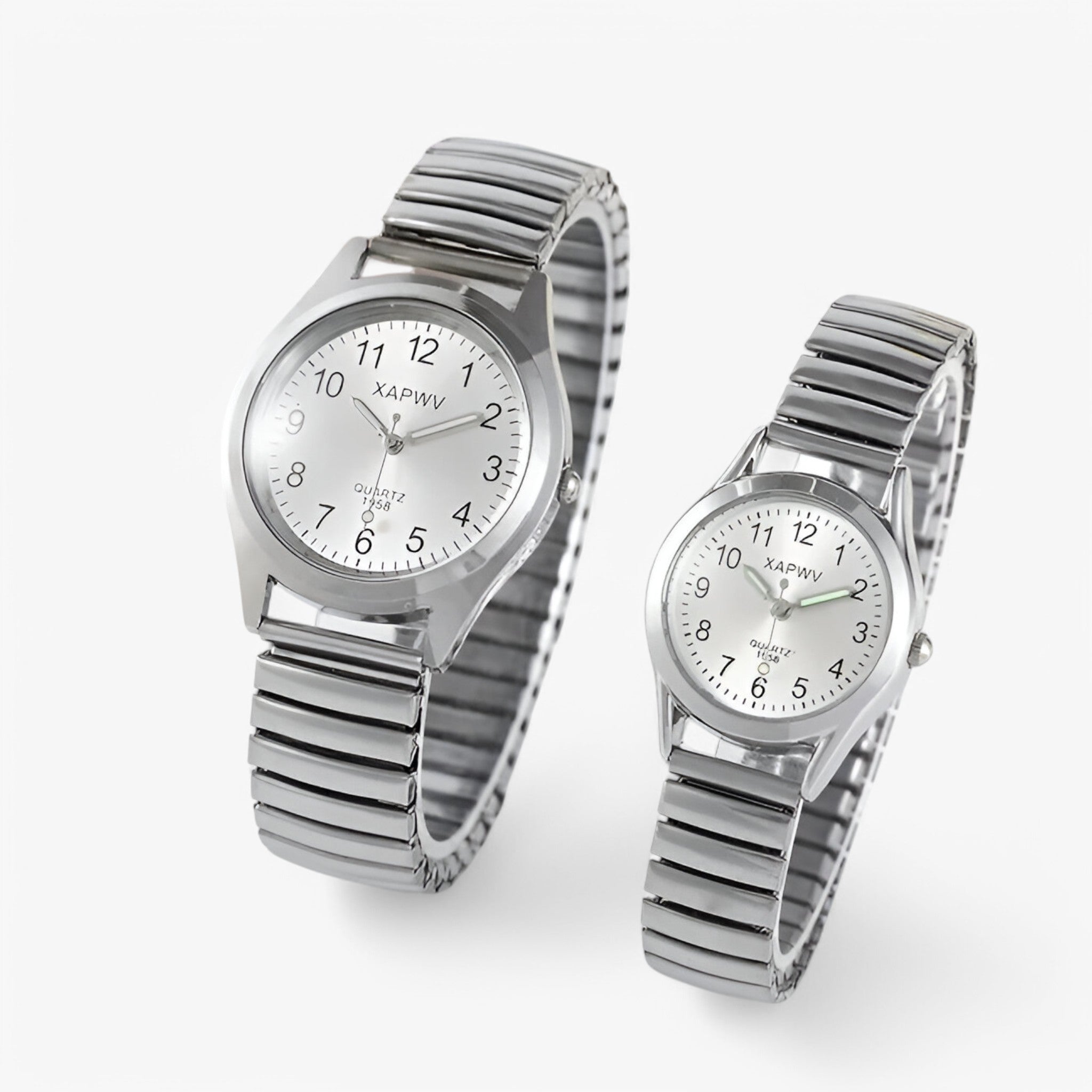 Arlen & Elara | Orologi da Polso per Coppia in Acciaio Inossidabile - - - Concept Palermo
