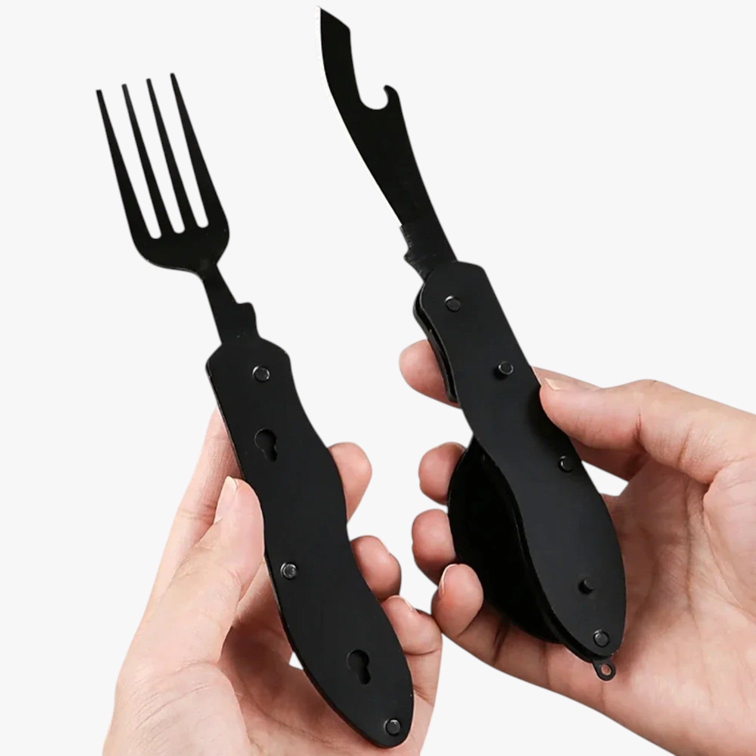 Nicole | Set Posate Pieghevoli 3-in-1 da Campeggio - - Kitchen Kitchen Essentials kitchen utensil Kitchen Utensils - Concept Palermo
