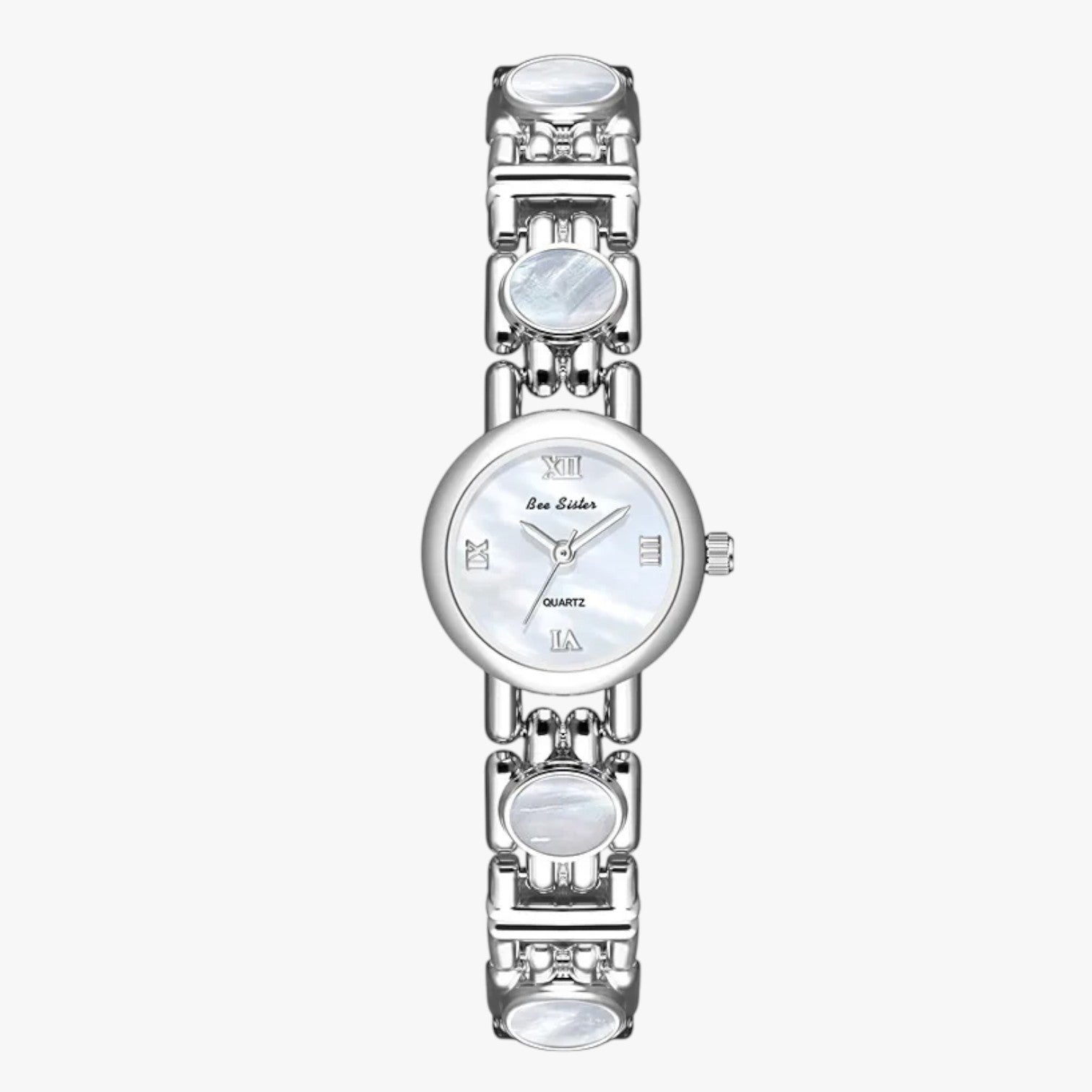 Mira | Elegante orologio da polso in conchiglia di perle - argento Cina - female watch ladies watch watch watch for women watches - Concept Palermo