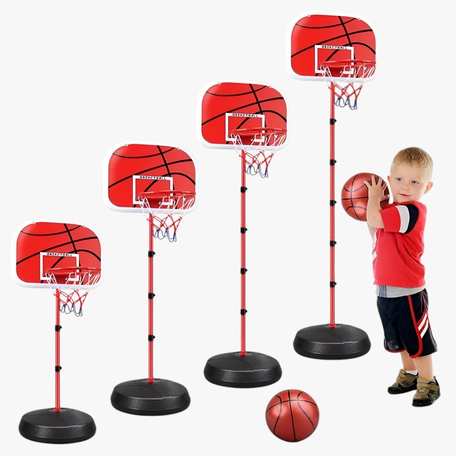 Damario | Anello da basket regolabile – Divertimento e abilità per tuo figlio - - toys toys & gifts toys for kids - Concept Palermo