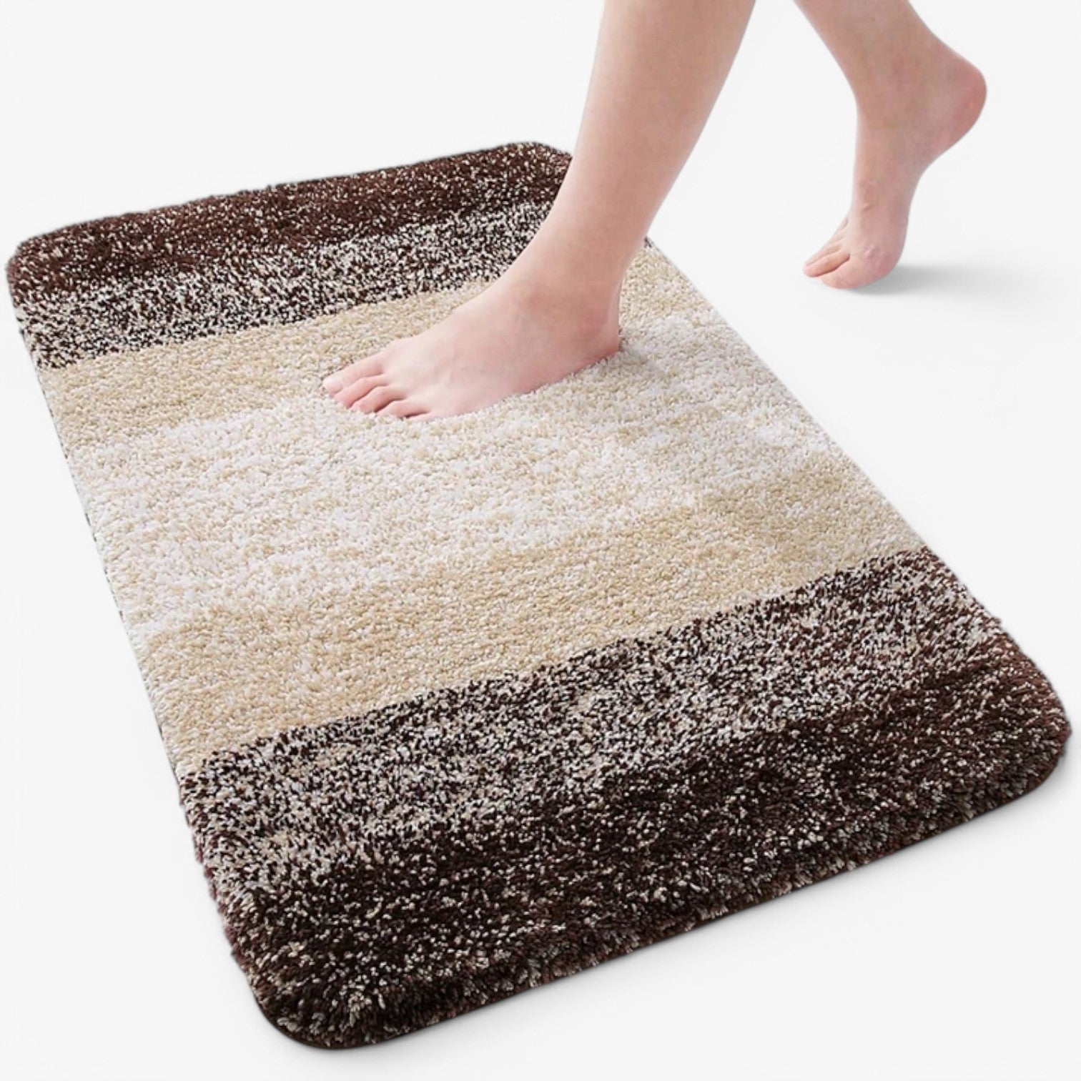 Heidi Droge piedi in un attimo – Tappetino da bagno super assorbente antiscivolo - Marrone - Home home decor - Concept Palermo