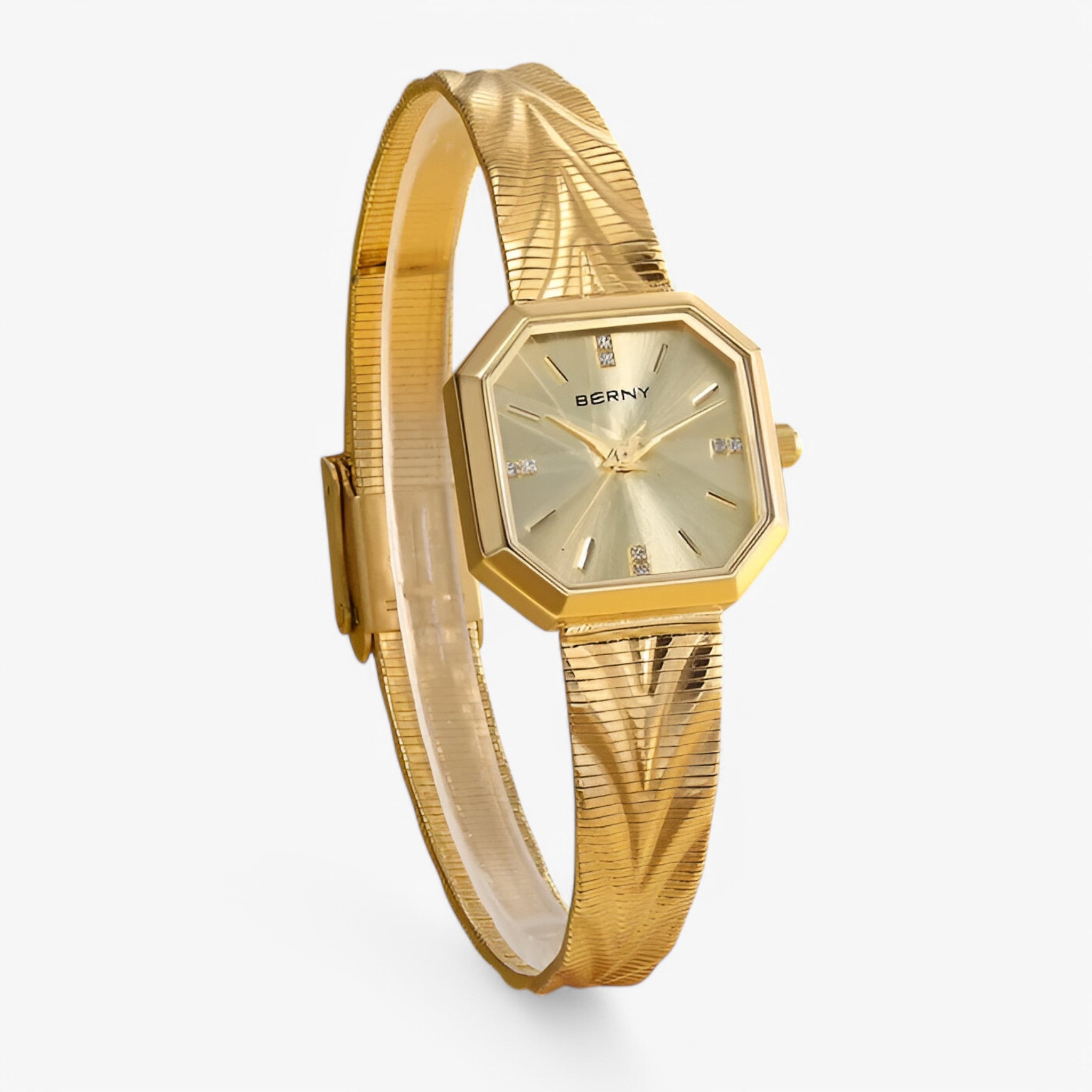 Elisa | Orologio ottagonale in oro di lusso - - female watch watch for women - Concept Palermo