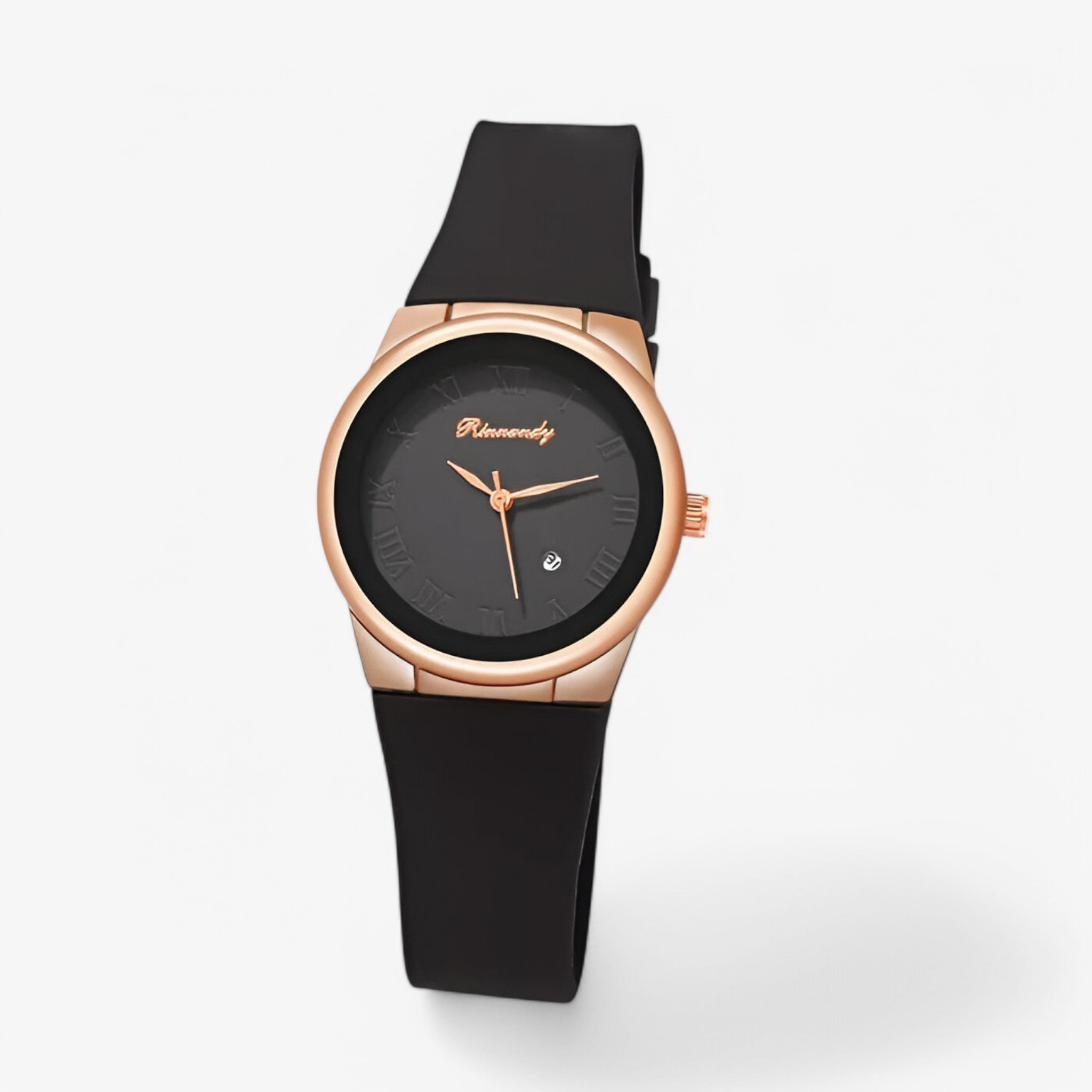 Sofia | Orologio al quarzo da donna con cinturino sportivo in silicone - Nera - watch for women - Concept Palermo