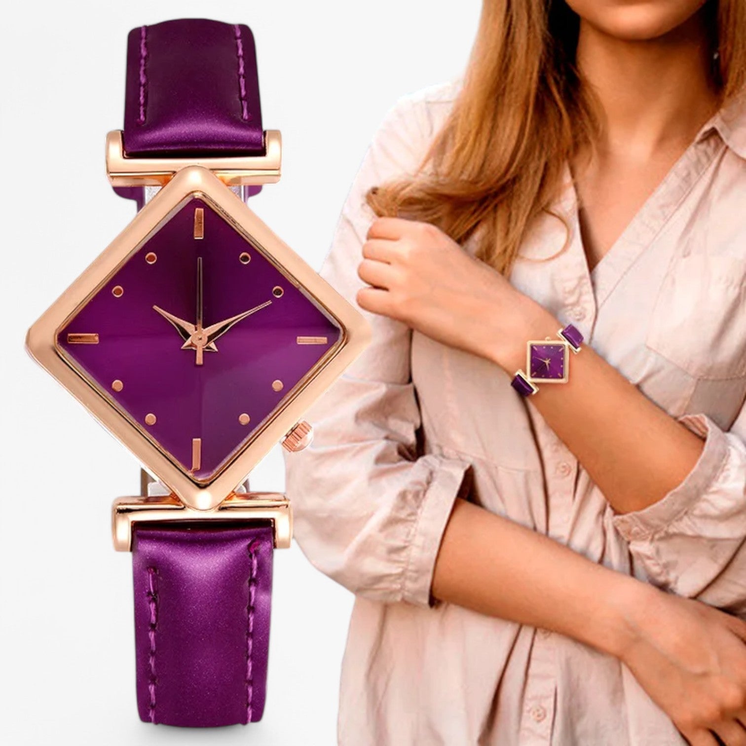 Aileen | Orologio di Lusso in Pelle – Eleganza Senza Tempo & Comfort - - ladies watch watch watch for women women watch - Concept Palermo