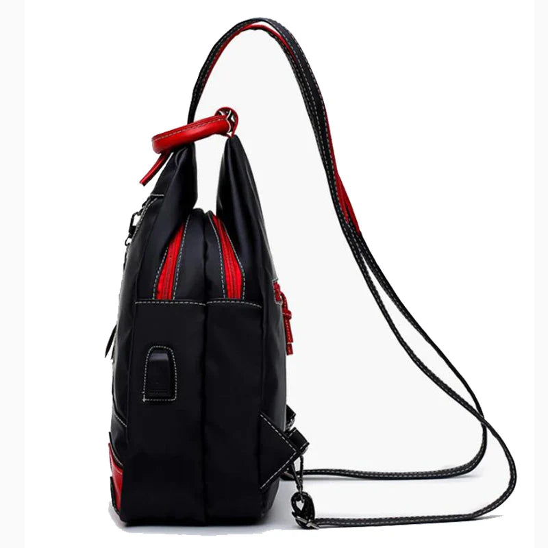Clara | Zaino in nylon impermeabile e spazioso per la scuola e i viaggi - - Backpacks Bags women bags - Concept Palermo