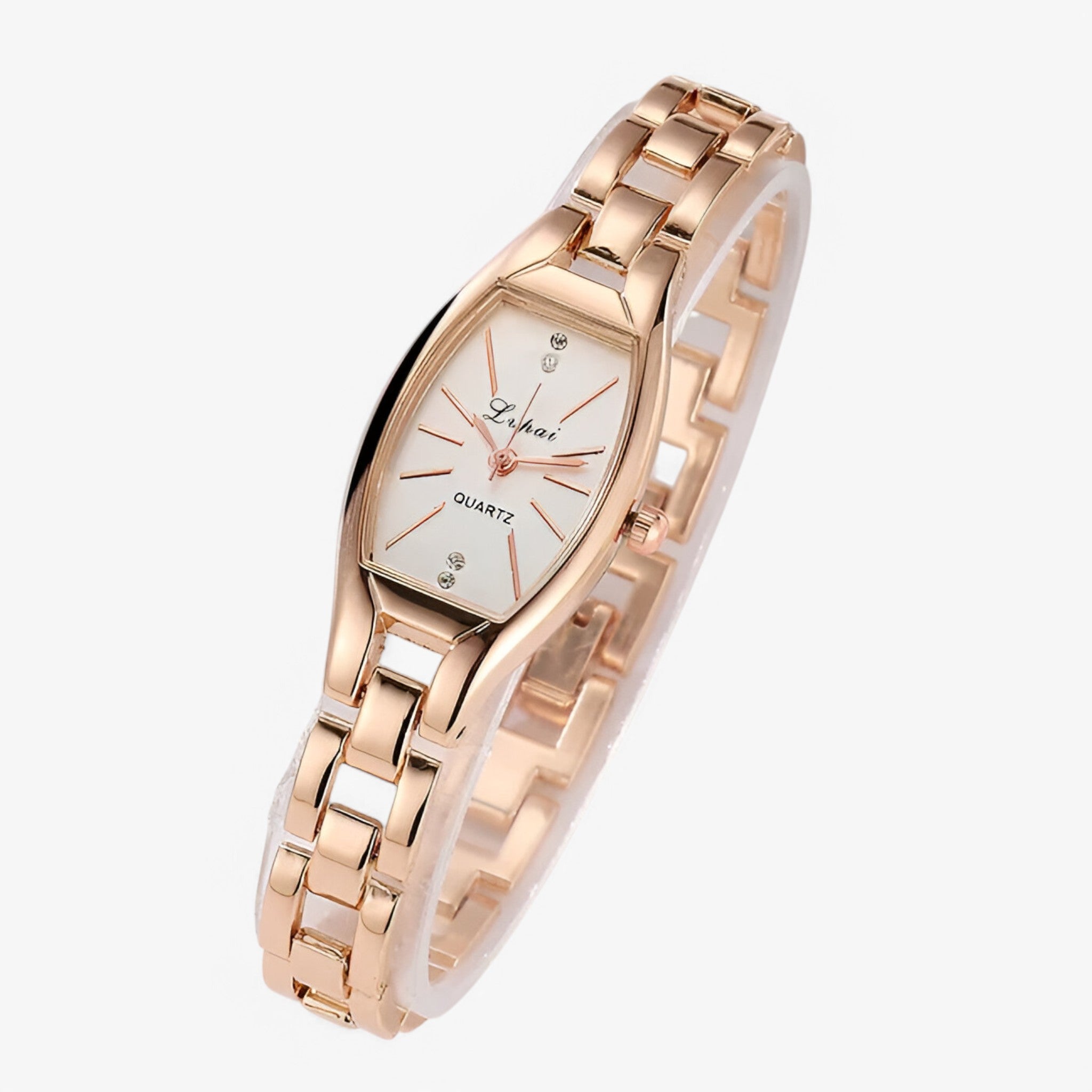 Léa | Orologio da donna minimalista con piccolo quadrante e dettagli in diamanti - - female watch watch for women - Concept Palermo