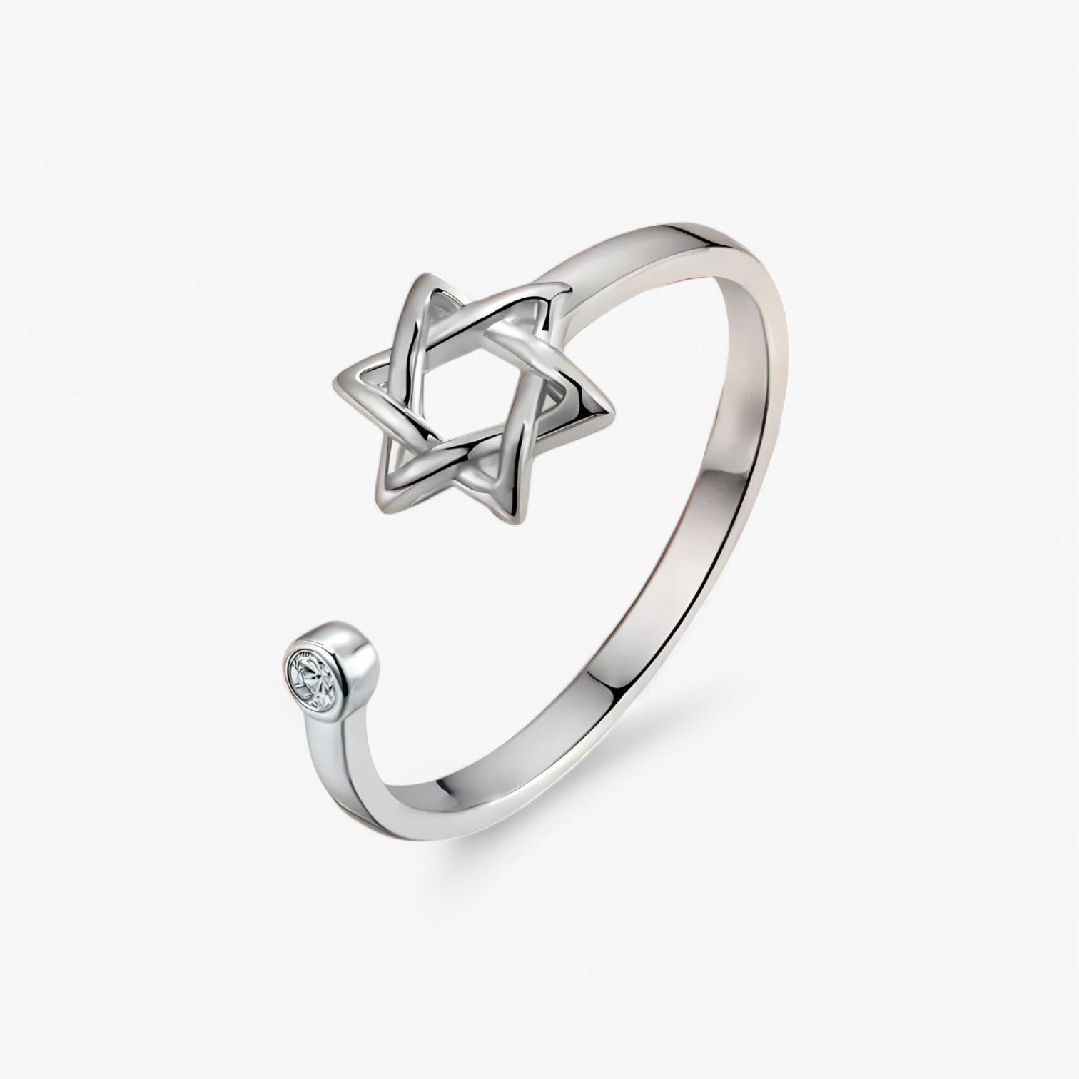Brisa | Elegante anello in zircone ster - Regolabile e bellezza senza tempo - Argento regolabile - Accessories Jewelry Rings womens ring - Concept Palermo