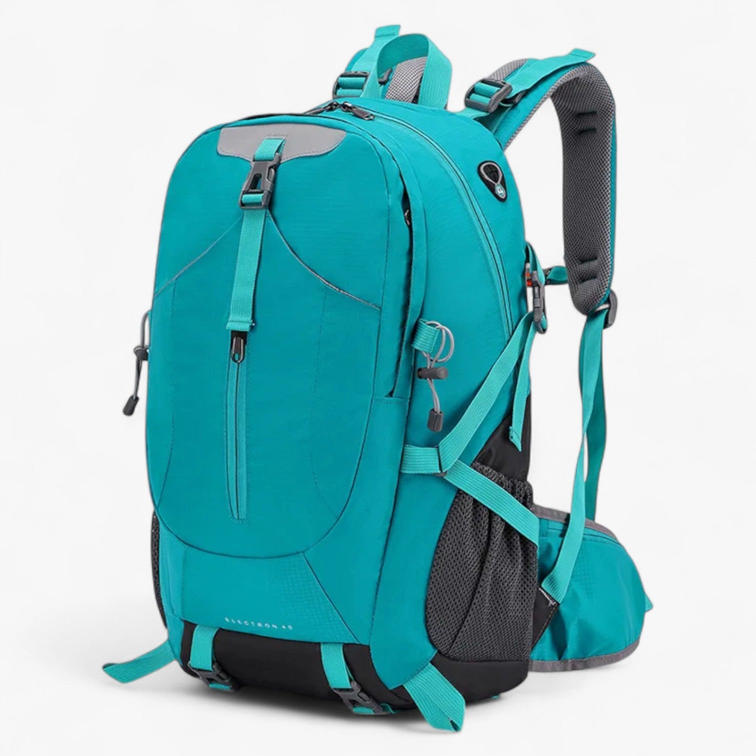 River | Zaino Trekking 40L con Coprizaino Impermeabile - Blu Lago - bag Bags bags for men men bag mens bag - Concept Palermo