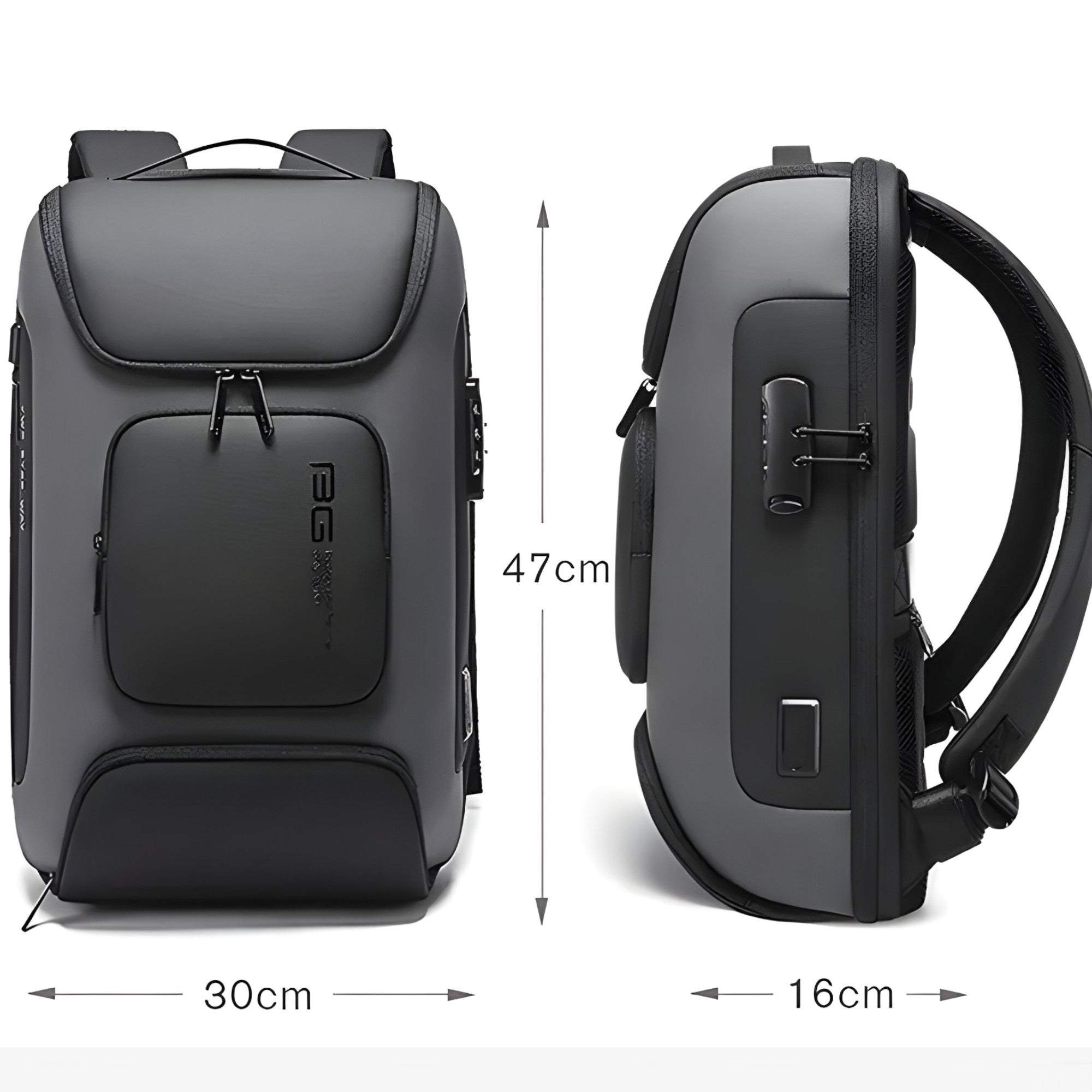 Luca | Zaino resistente all’acqua con porta USB - - Backpacks - Concept Palermo