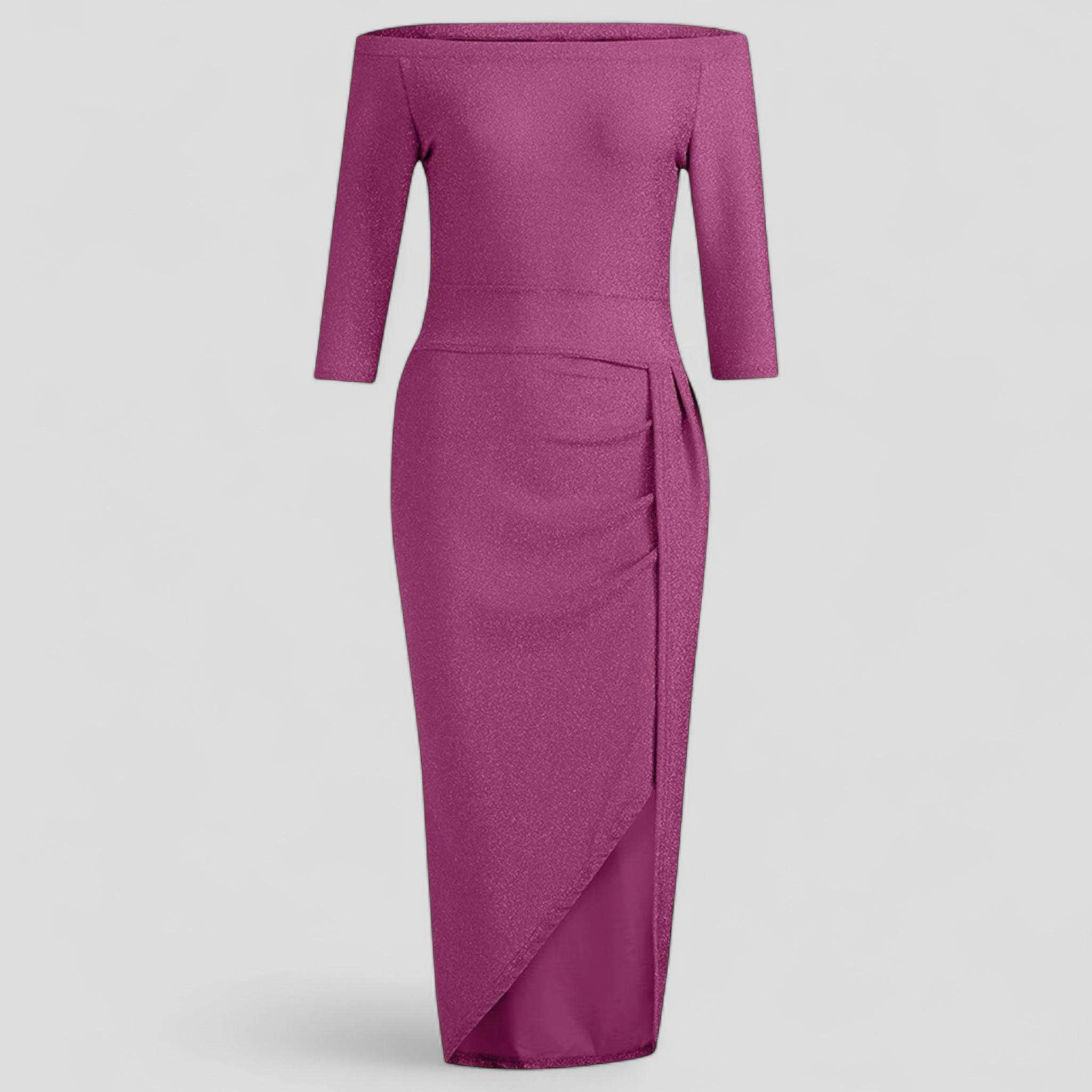 Alwinna - Abito elegante con spalle scoperte - Magenta - - Concept Palermo