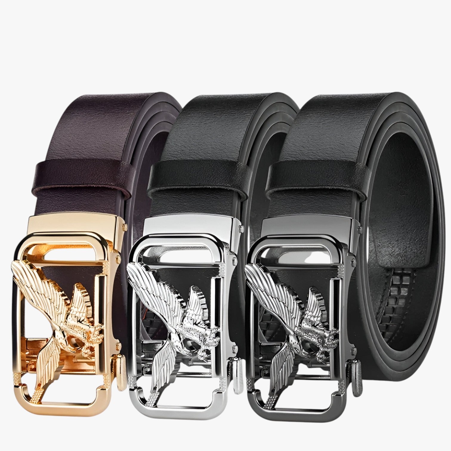 Atlas | Stile Fiero Cintura in Vera Pelle con Fibbia Aquila - - Belts belts for men Mens belt - Concept Palermo