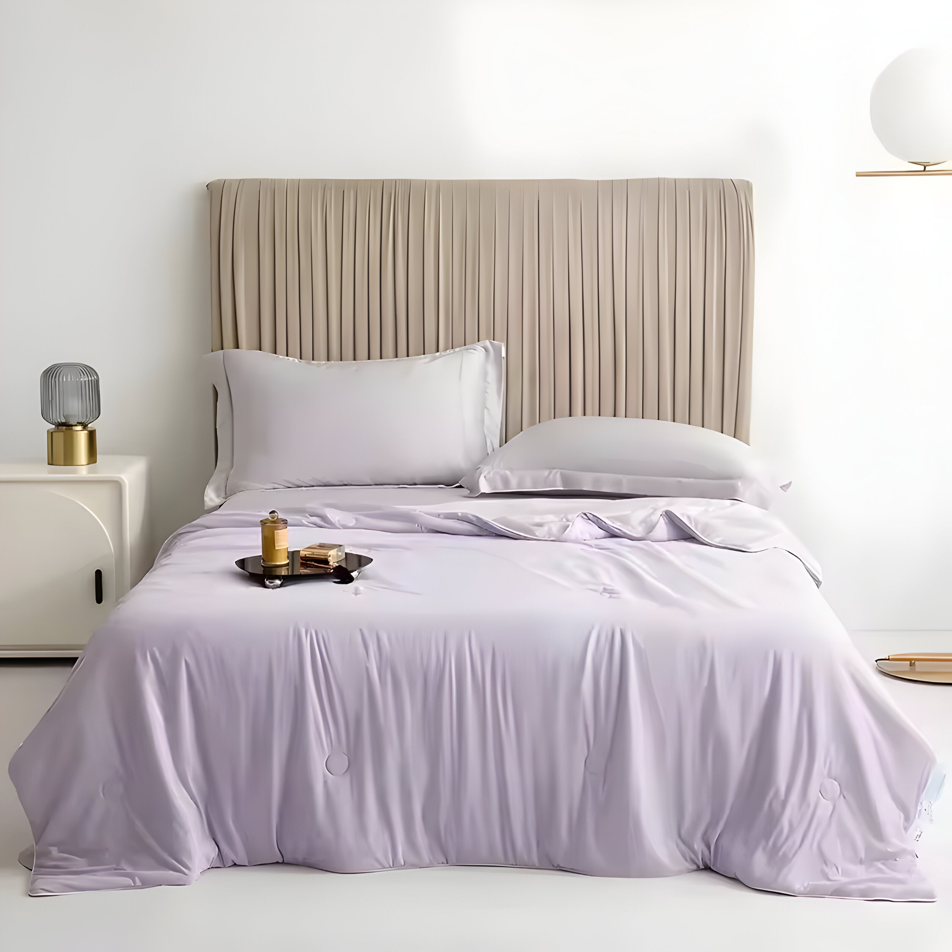 Aline | Plaid Estivo - Comfort Termico - Lilla chiaro - Blanket Blankets - Concept Palermo