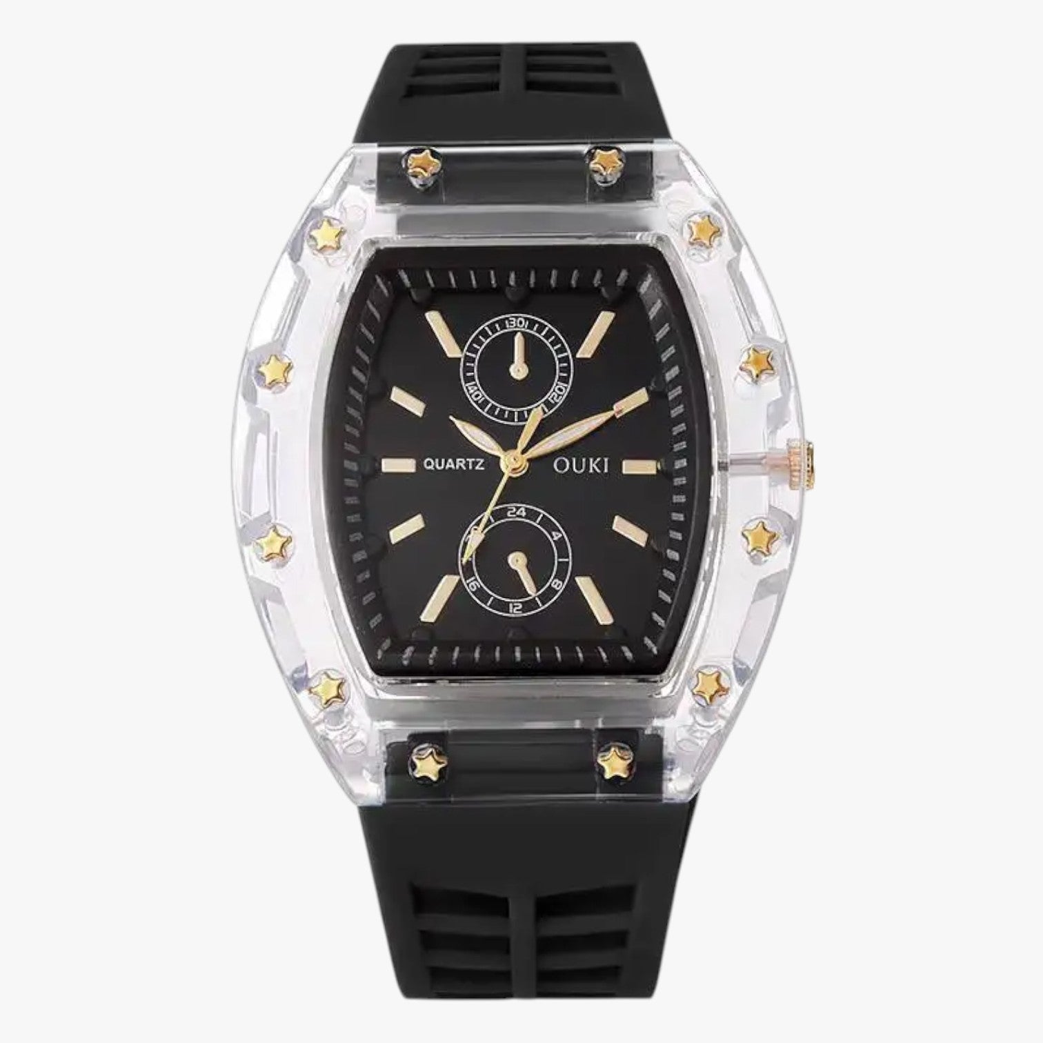 Kate | Orologio analogico casual in silicone - Nero senza scatola - female watch ladies watch watch watch for women watches - Concept Palermo