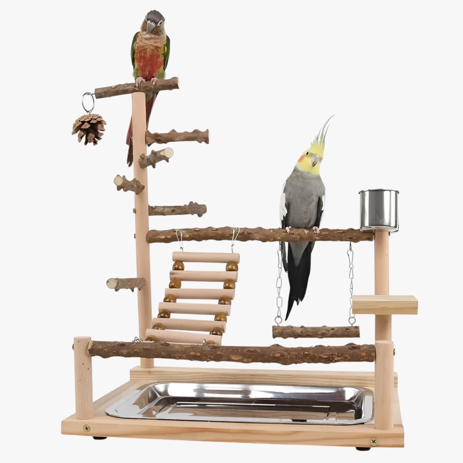 Jodi | Klimnet e Piattaforma di Gioco per Uccelli Attivi - Giallo - bird bird toys birdproduct pet PET SUPPLIES - Concept Palermo