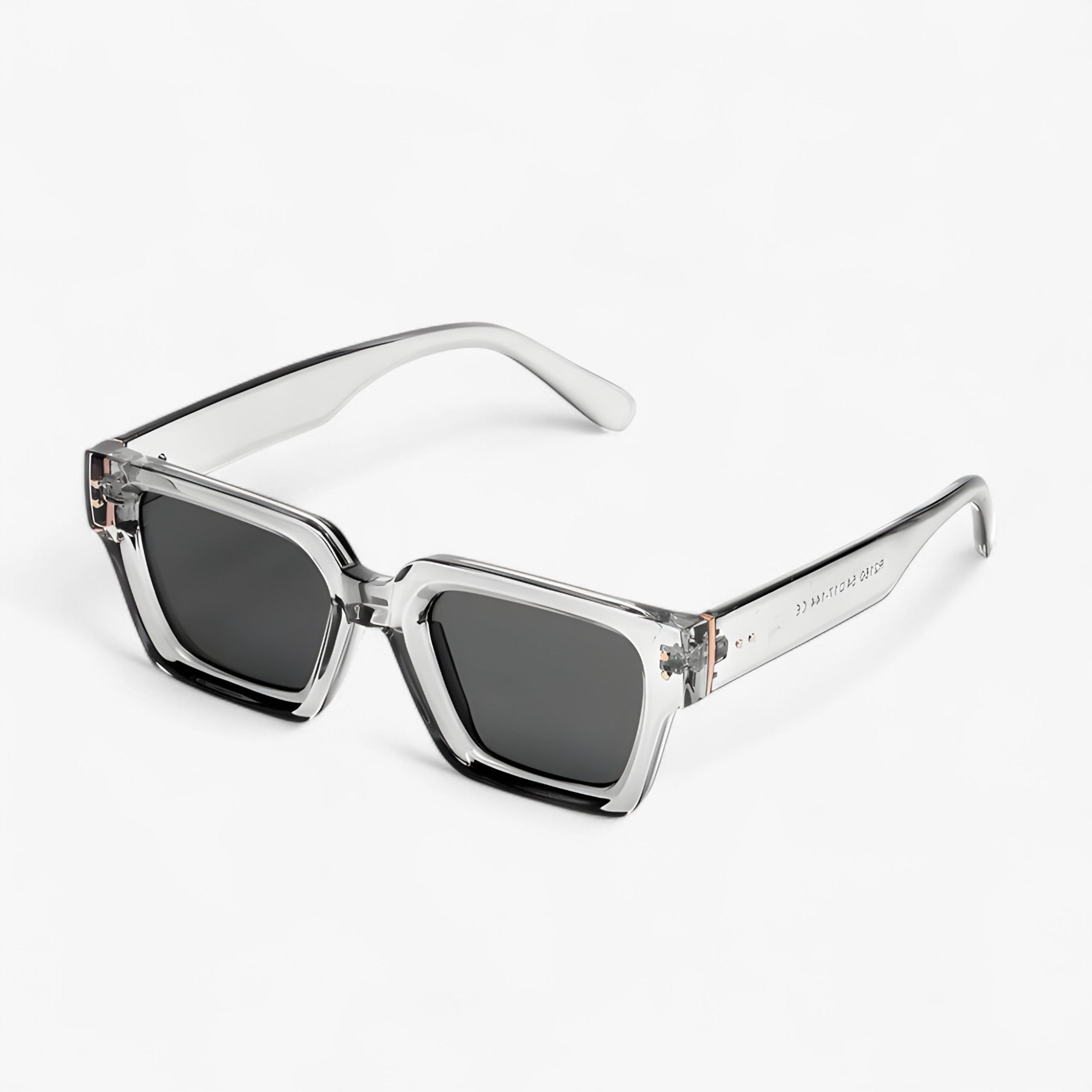 Alaric | Occhiali da sole neri quadrati di lusso unisex firmati - 1-Grigio chiaro - men sunglasses polarized mens sunglasses Polarized man sunglasses Sunglasses sunglasses polarized men - Concept Palermo