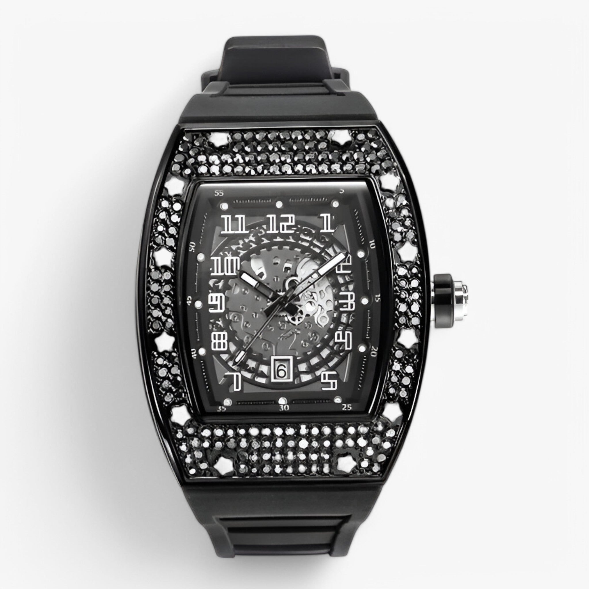 Leonardo | Orologio Tonneau di lusso - Nero - - Concept Palermo