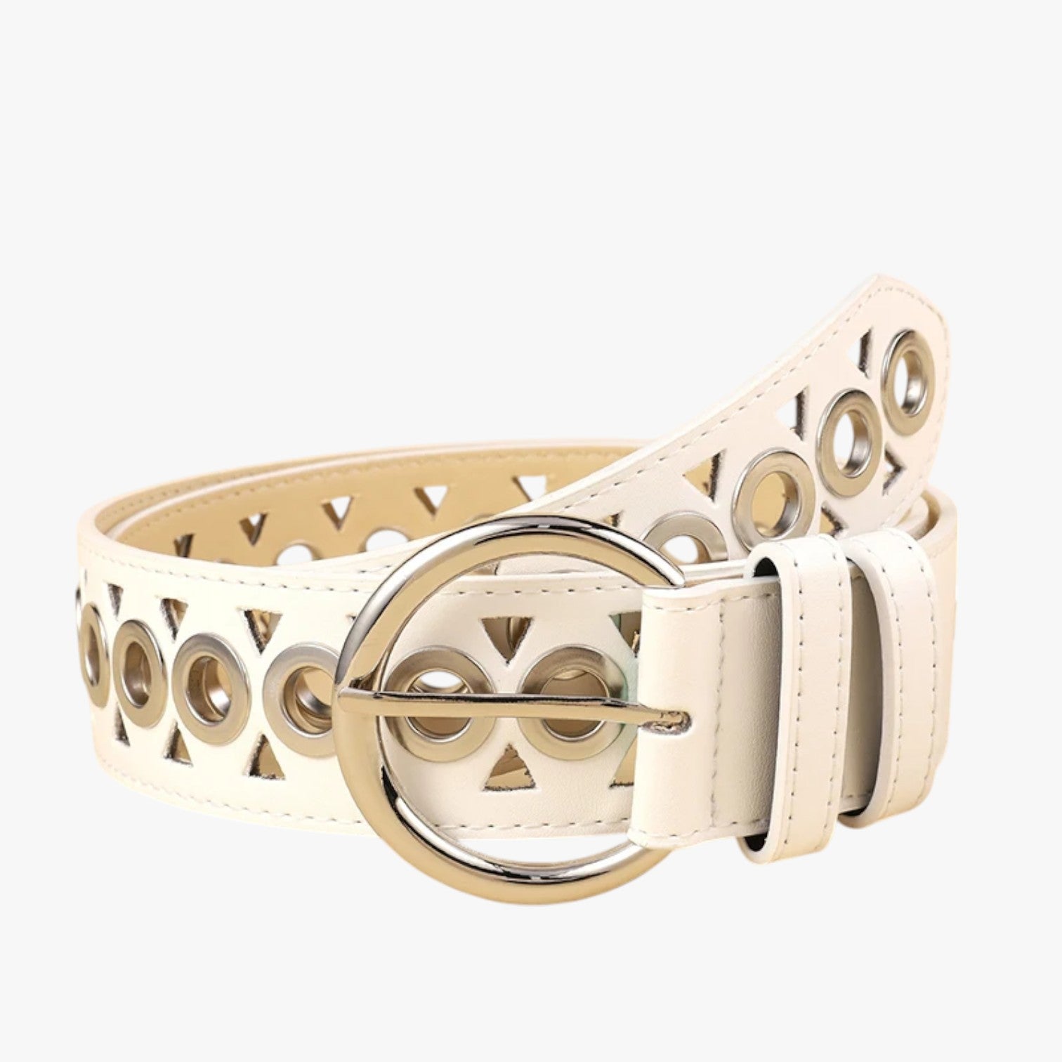 Emelia | Fascia vita punk in pelle Y2K con fibbia a spillo - - Belts waist belt for women Womens belt - Concept Palermo