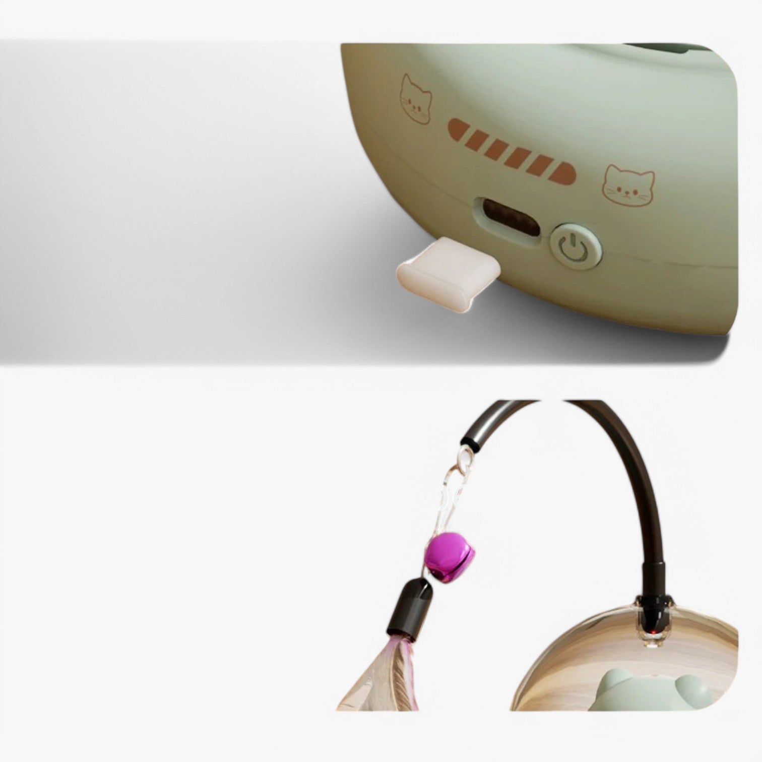 Lucille | Giocattolo per gatti slim laser con luce arcobaleno - - pet PET SUPPLIES - Concept Palermo
