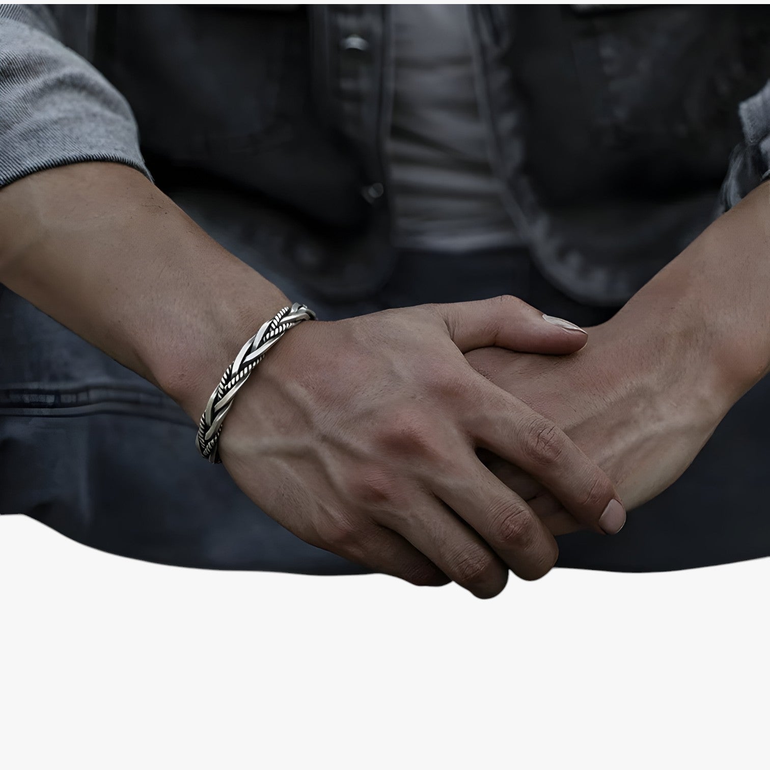 Leandro | Bracciale in argento sterling 925 – cool, senza tempo e fatto a mano - - BRACELET mens bracelet - Concept Palermo