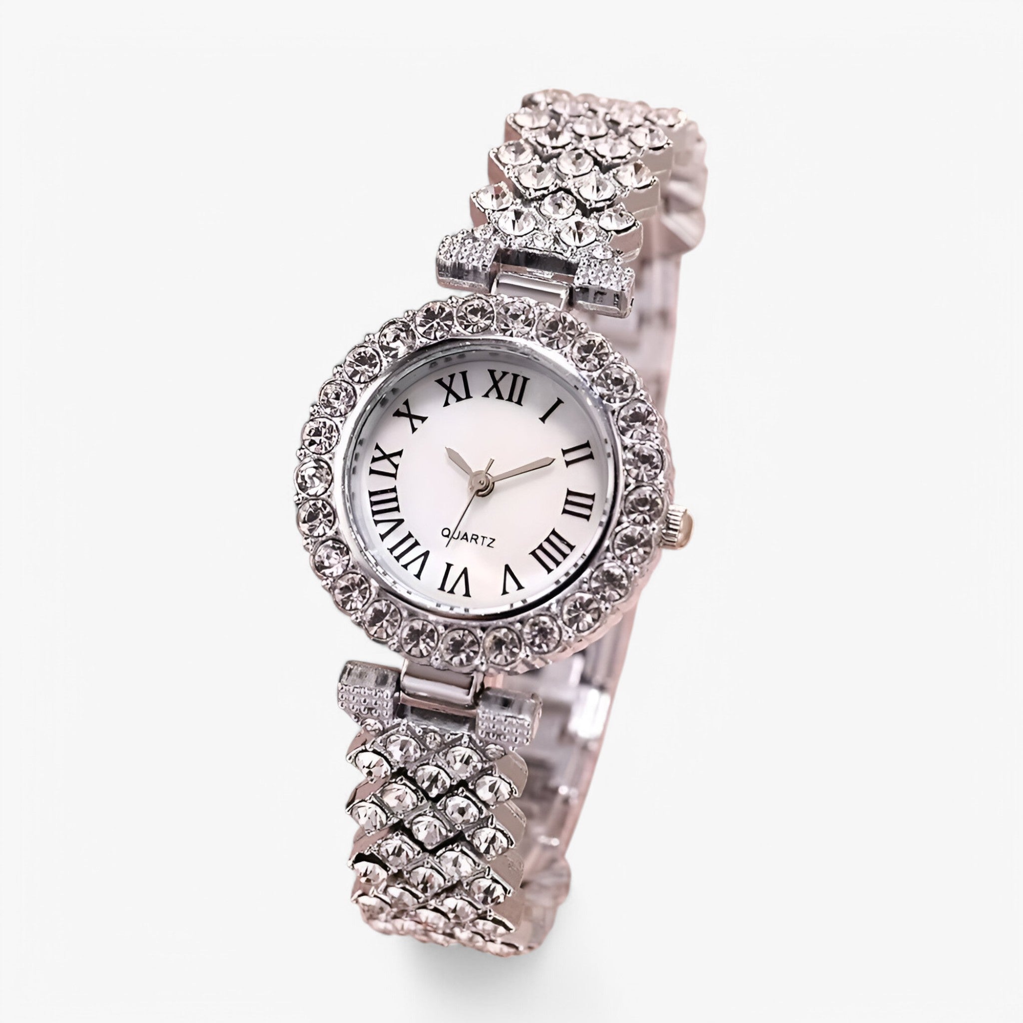 Maria | Orologio elegante in oro rosa con diamanti - - female watch watch for women - Concept Palermo