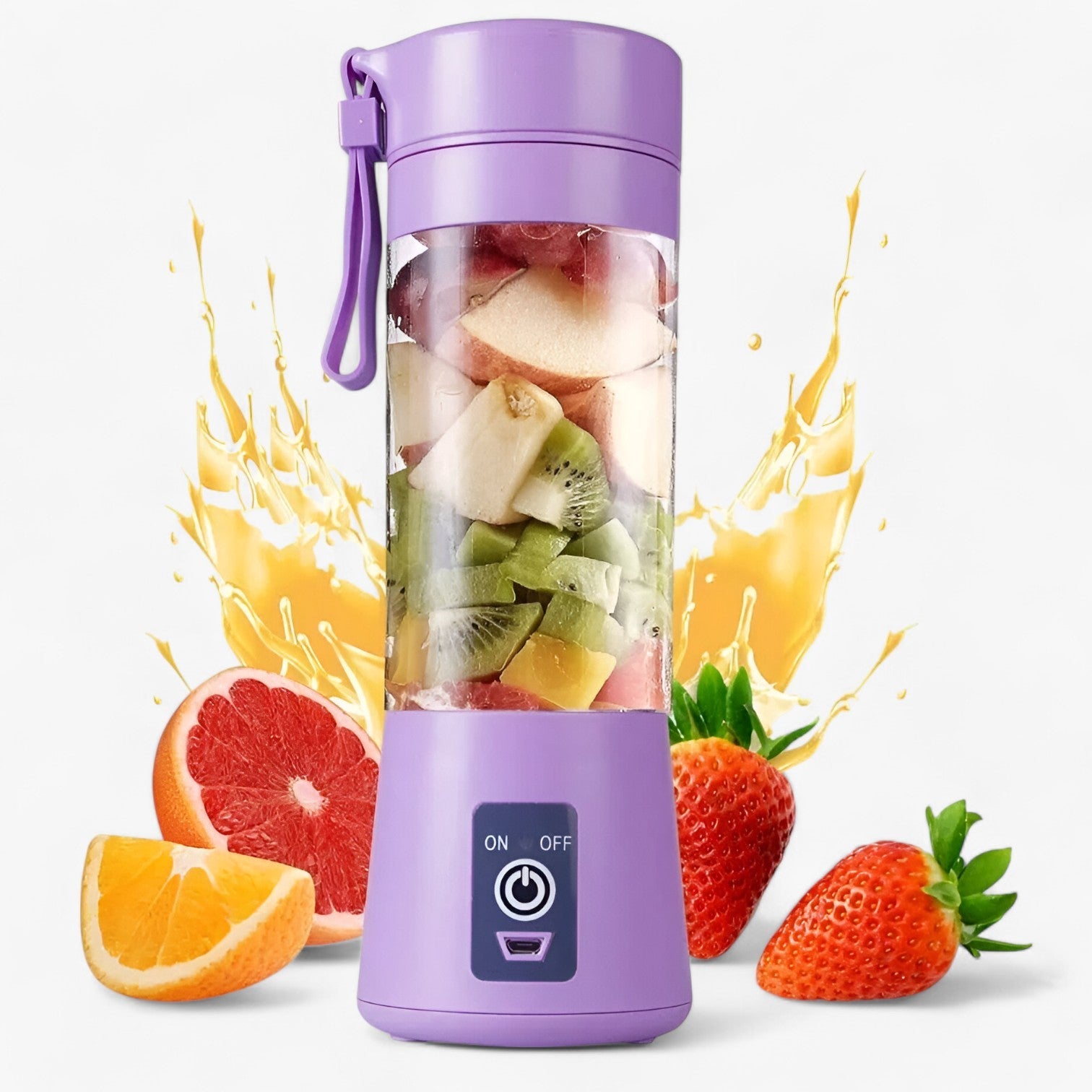 Karylle | Estrattore USB portatile: Smoothie freschi in qualsiasi momento e ovunque - Viola - Kitchen kitchen accessory kitchen gadgets - Concept Palermo