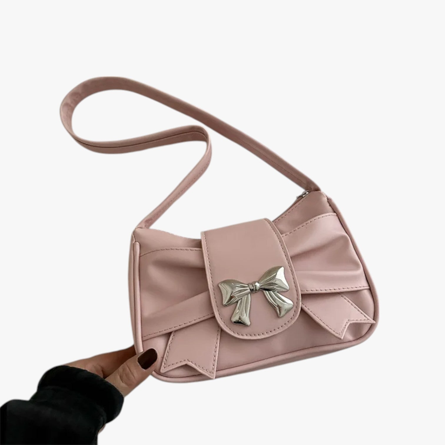 Alilie | Pochette elegante da donna – Borsa compatta ed elegante - Rosa - Bags Shoulder Bags Women's shoulder bag - Concept Palermo