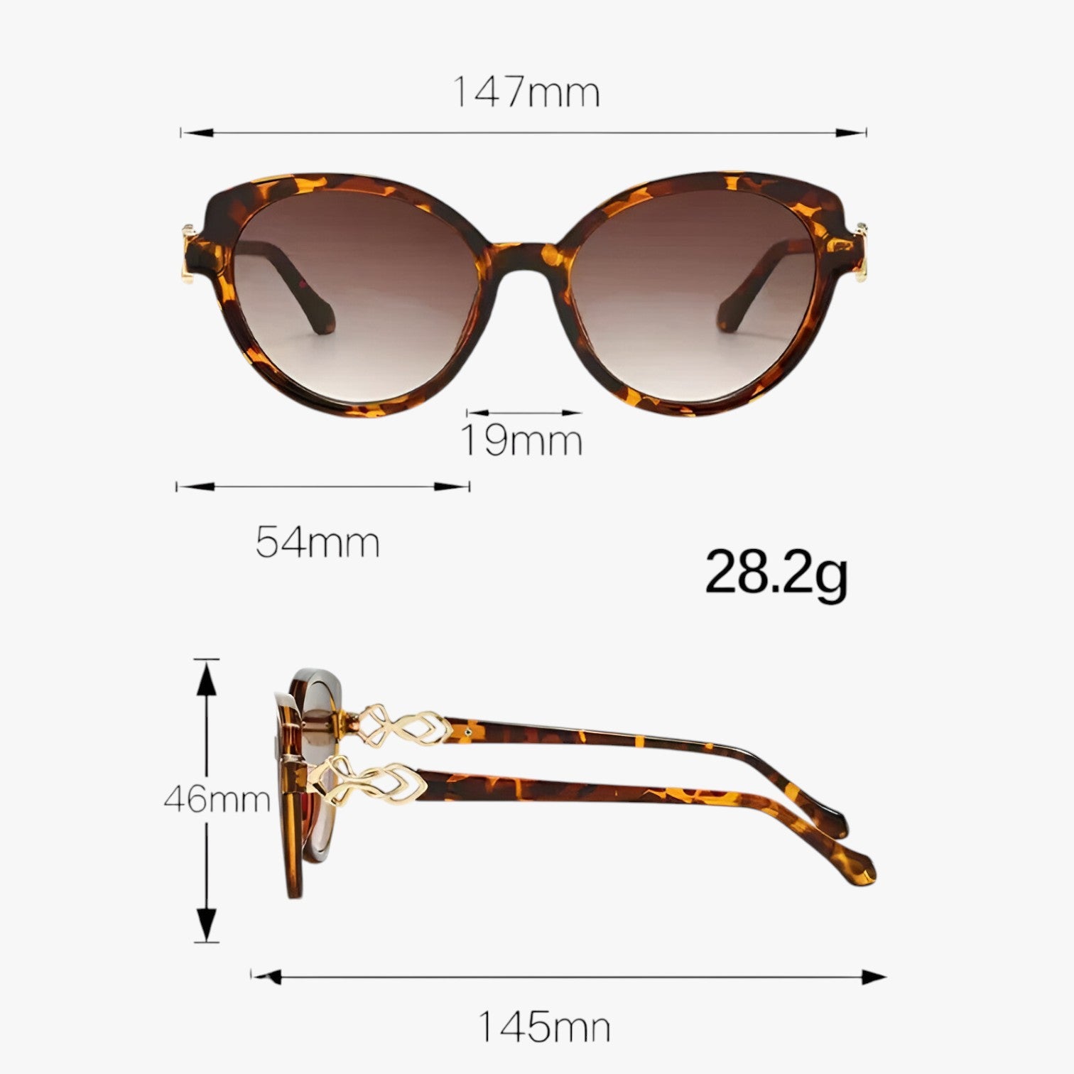 Ximena | Occhiali cat eye vintage femminili UV400 - - cateye sunglasses Fashion Sunglasses Sunglasses sunglasses for women womens sun glasses - Concept Palermo